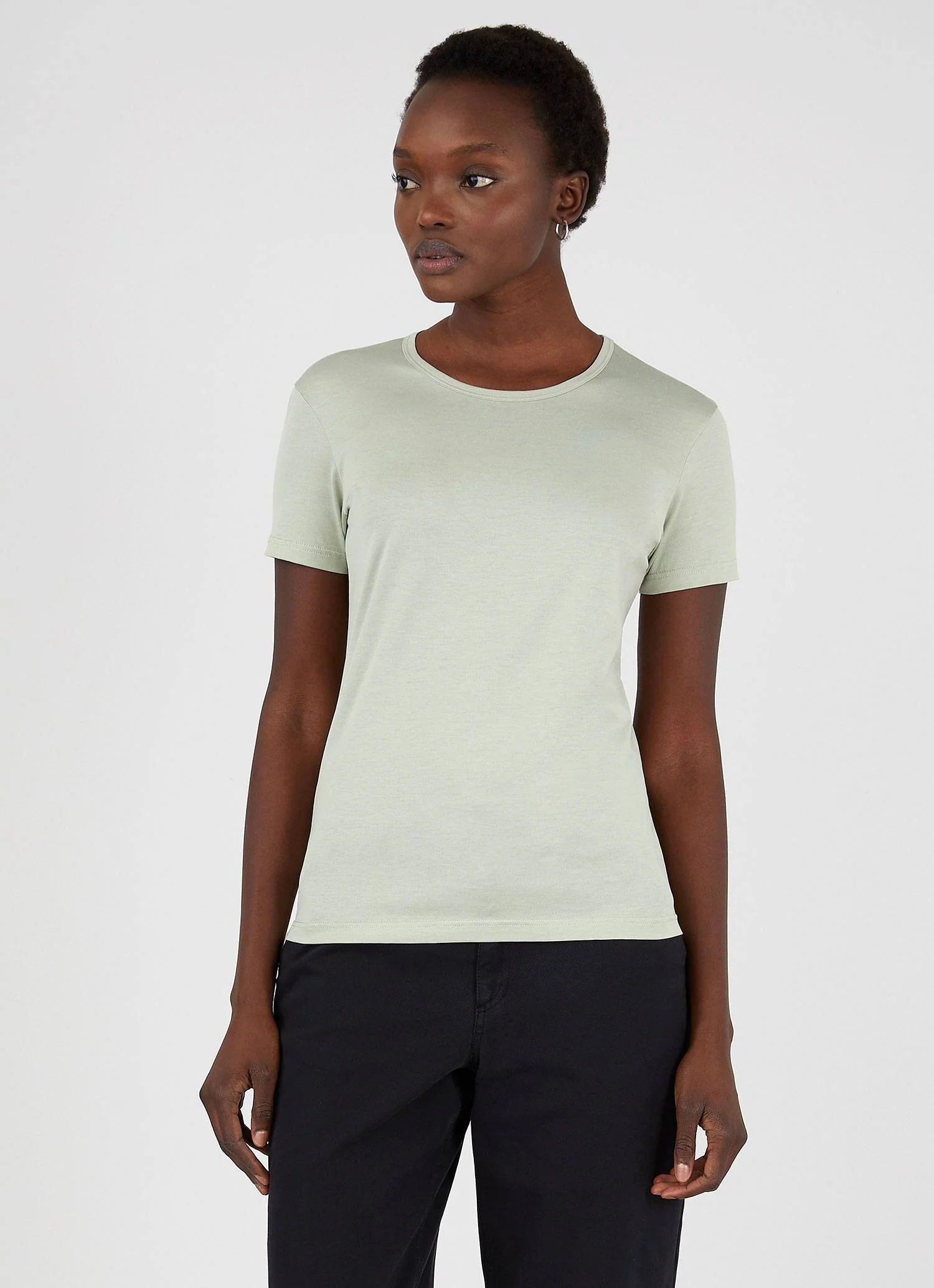 Women's Classic T-shirt in Pistachio - Image 2