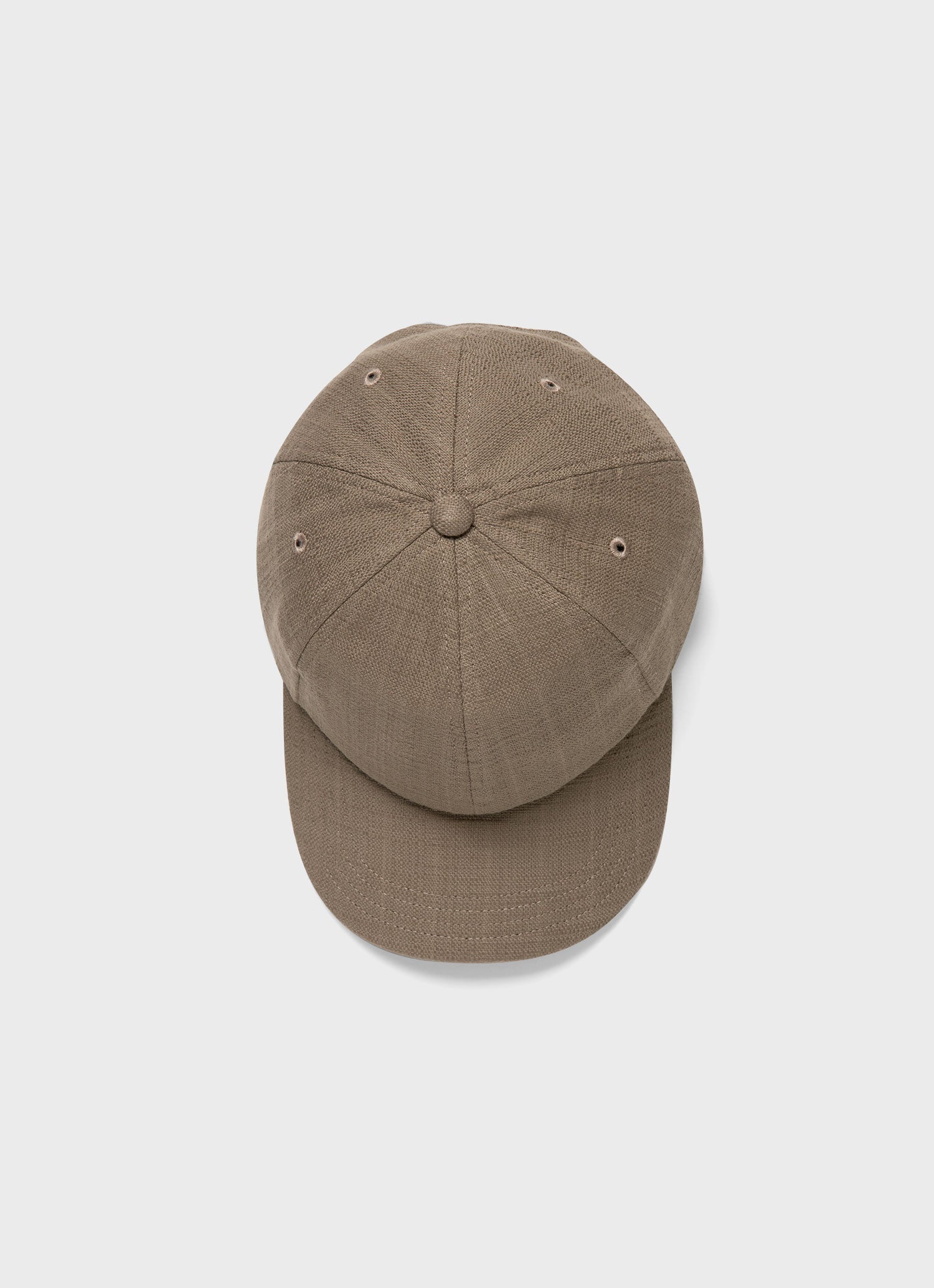 Cotton Raffia Cap in Dark Stone - Image 2