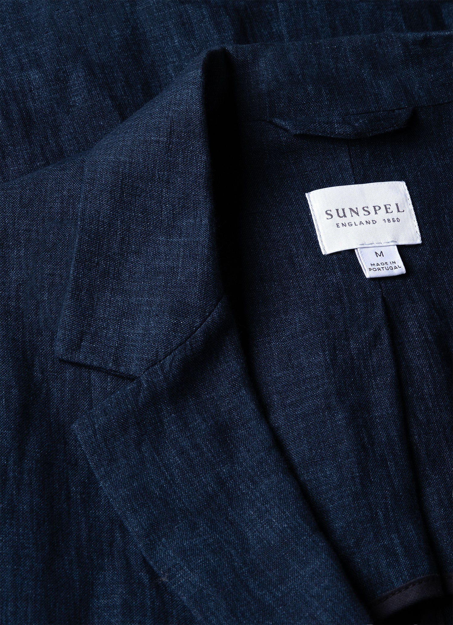 Men's Linen Blazer in Light Navy - Image 4