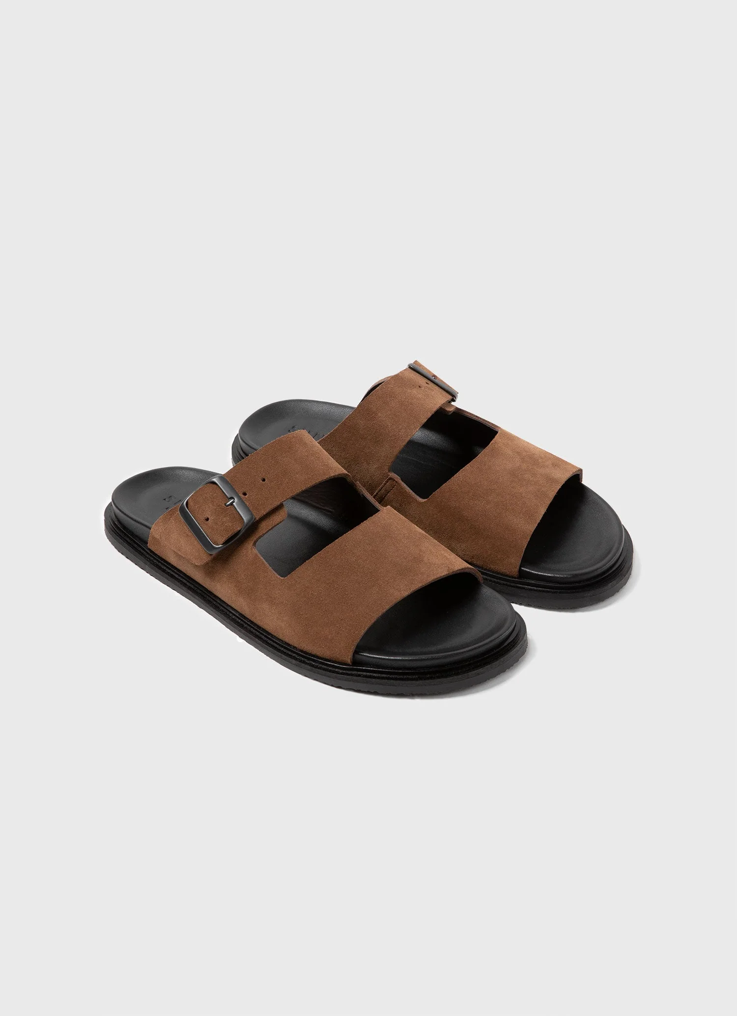 Men's Buckle Slider in Dark Stone - Image 2
