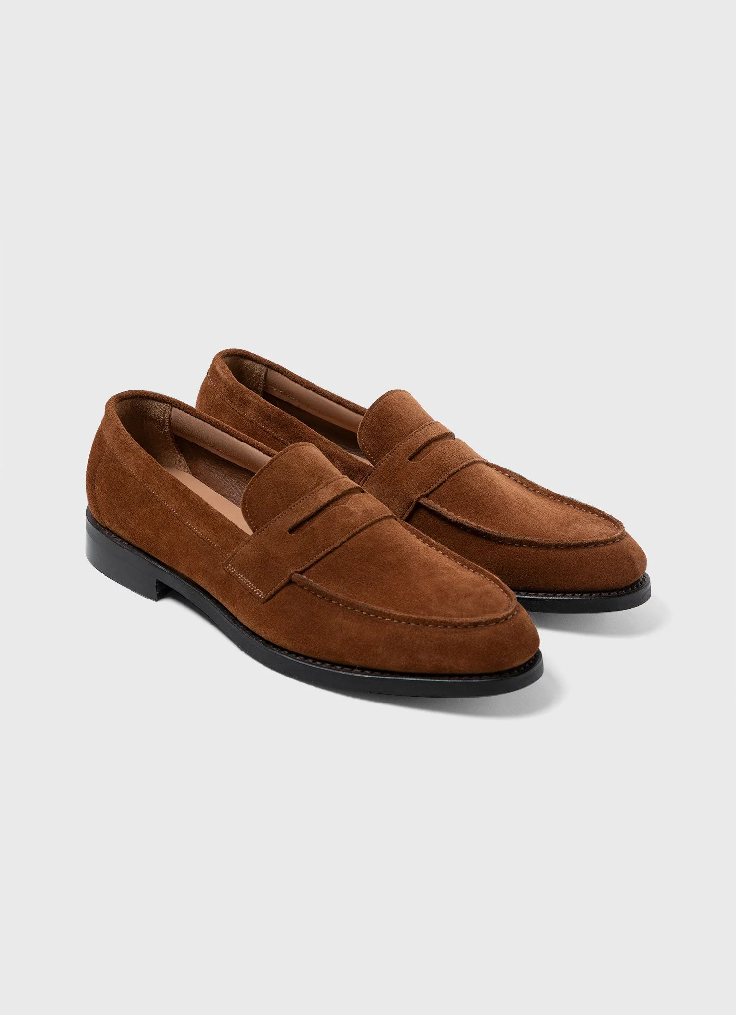 Men's Sunspel x Cheaney Loafer in Light Brown - Image 2