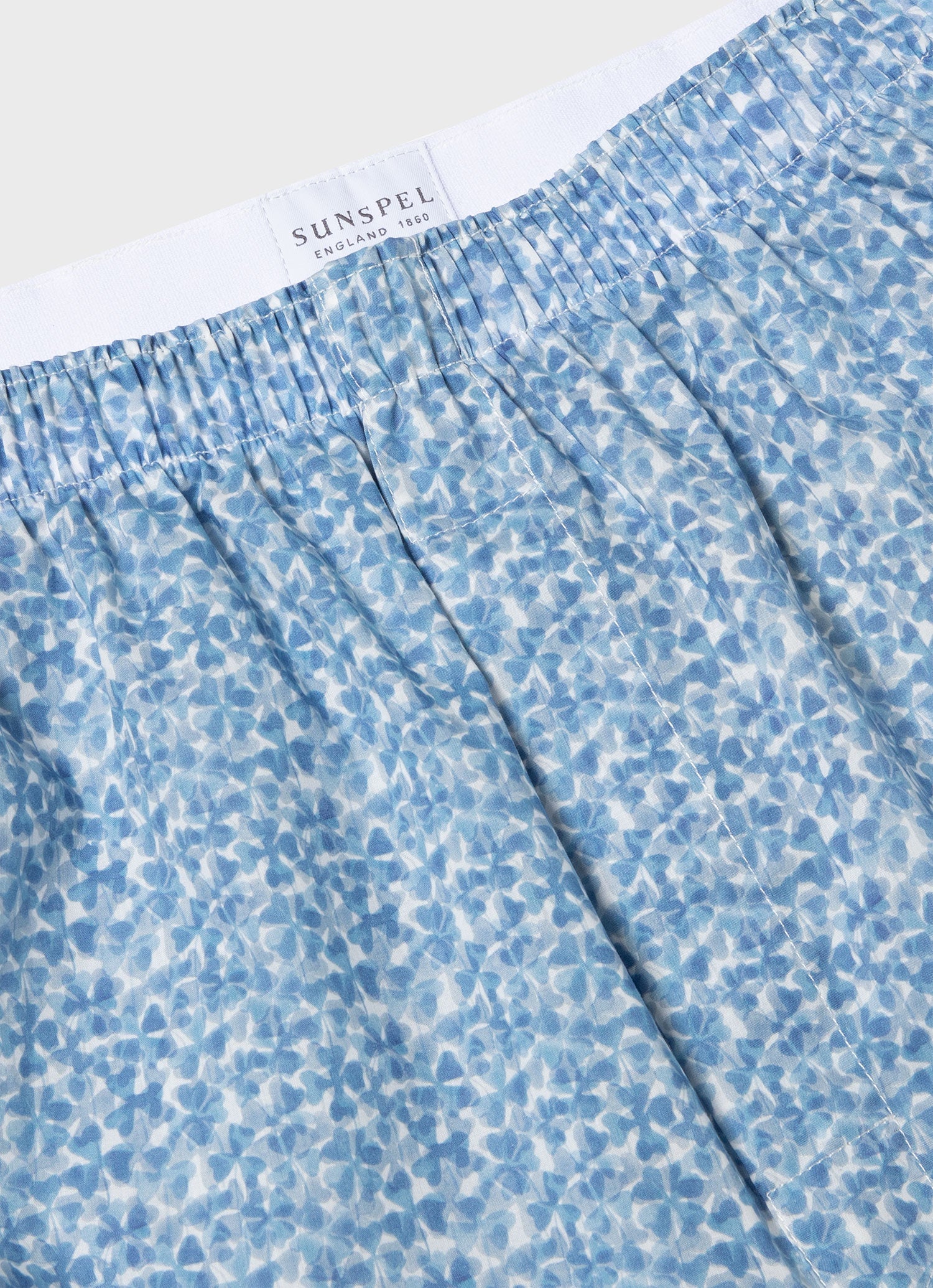 Men's Classic Boxer Short in Liberty Fabric in Blue Cover - Image 4