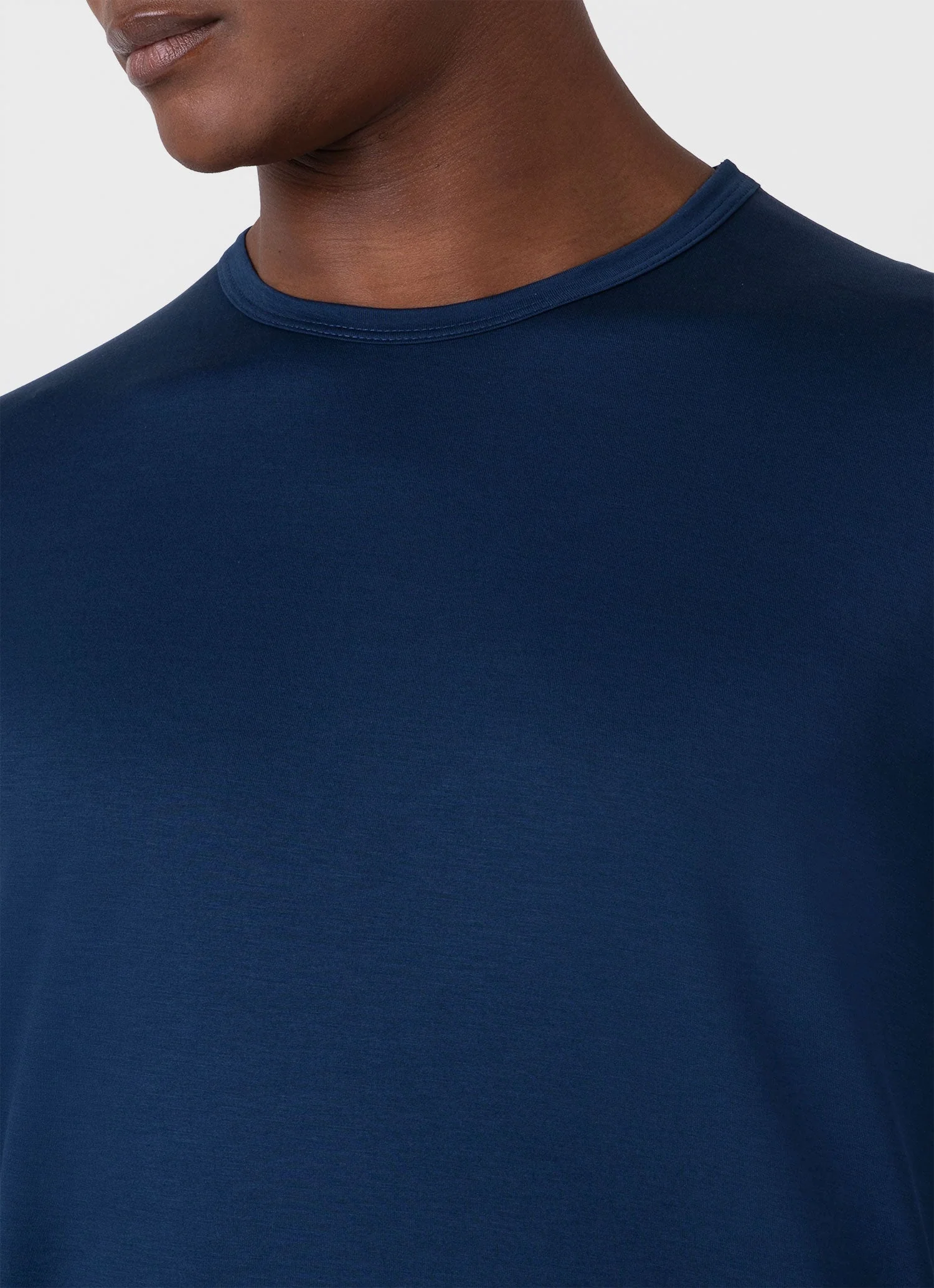 Men's Classic Long Sleeve T-shirt in Naval Blue - Image 6