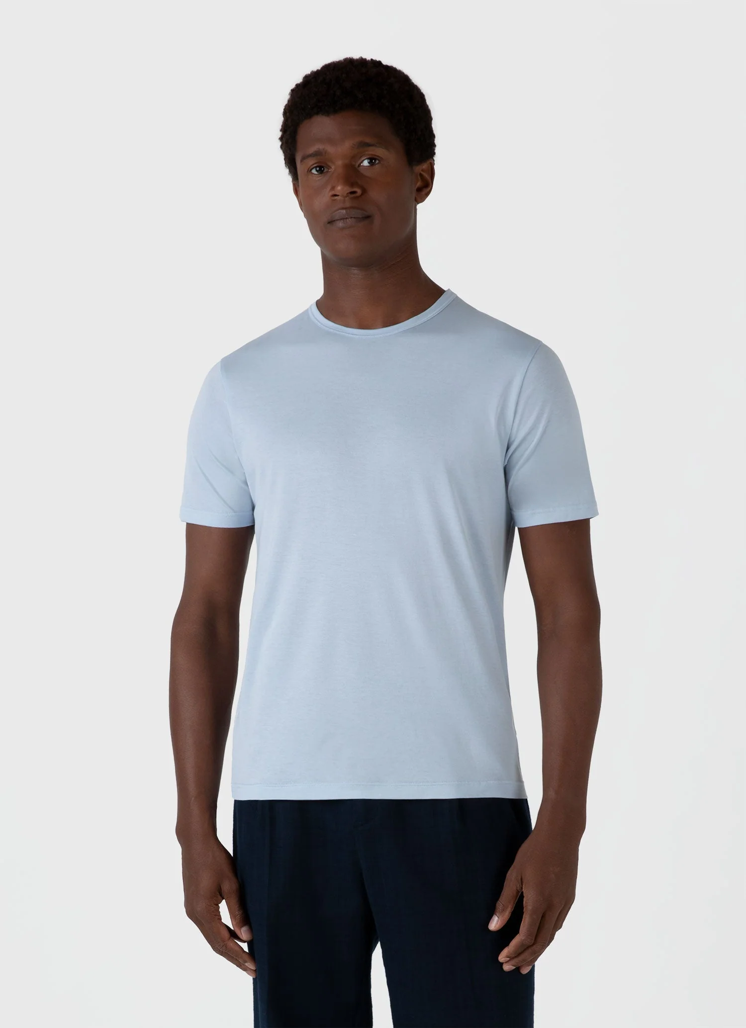 Men's Classic T-shirt in Blue Mist - Image 2