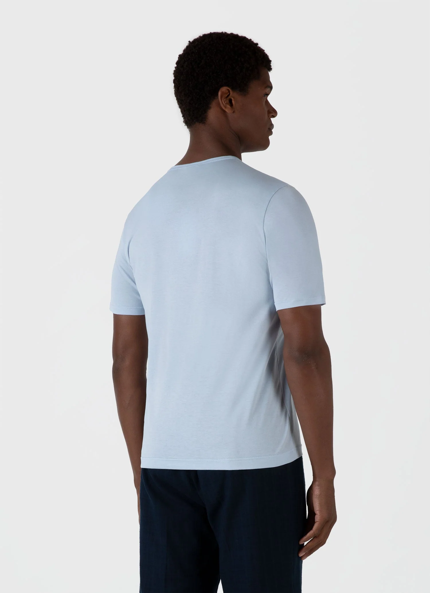 Men's Classic T-shirt in Blue Mist - Image 5