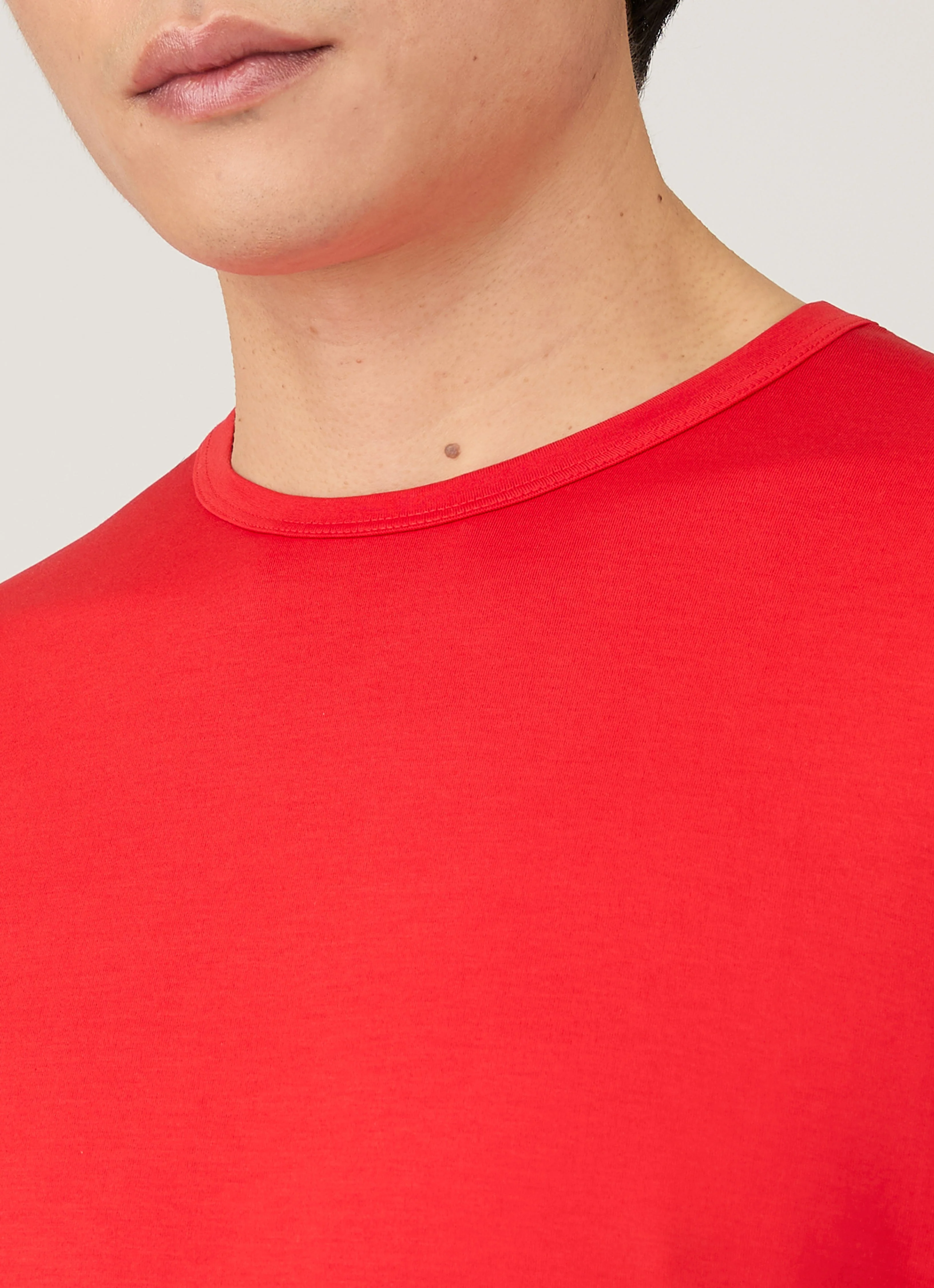 Men's Classic T-shirt in Bright Red - Image 6
