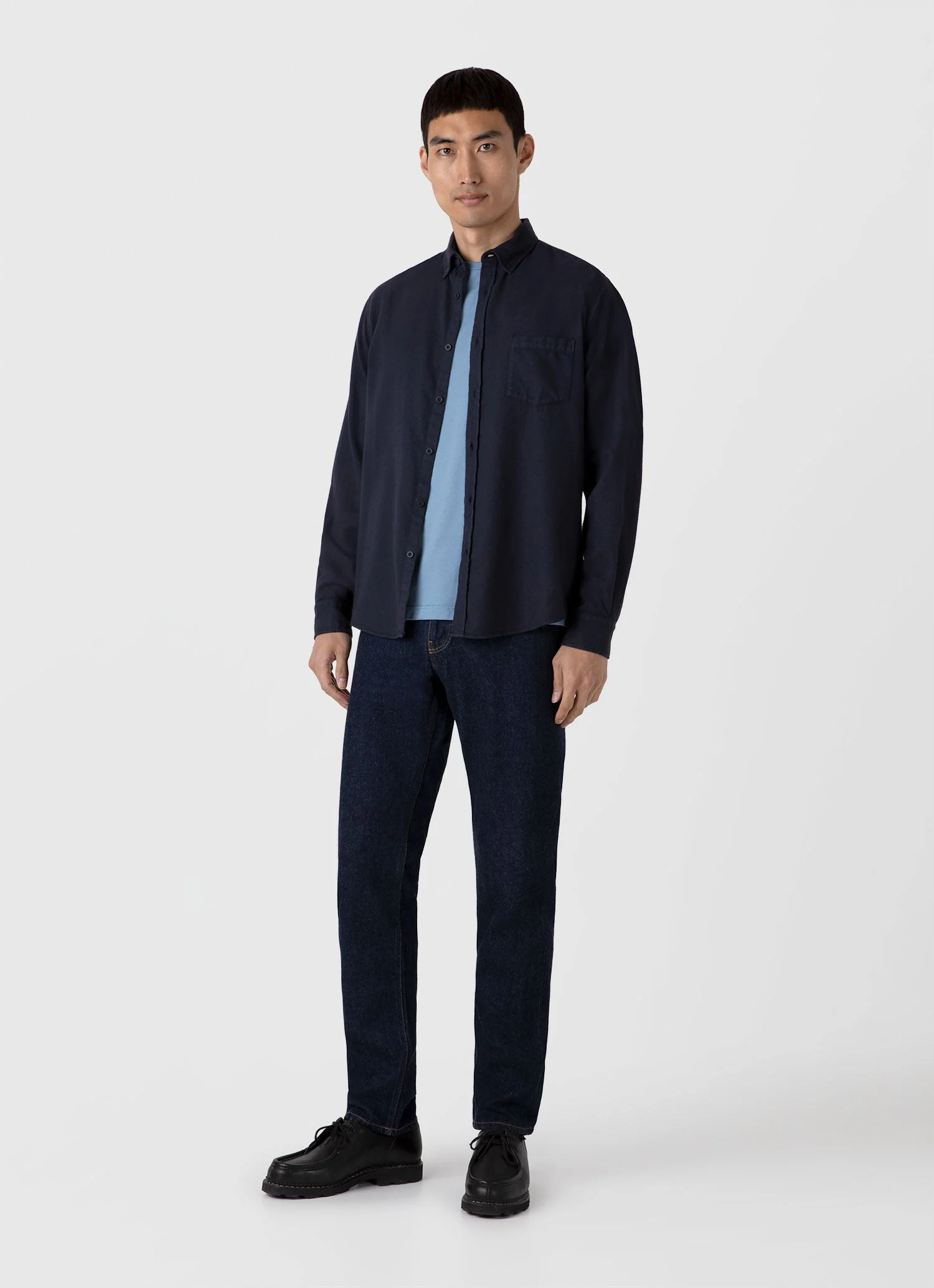 Men's Classic T-shirt in Como Blue - Image 3