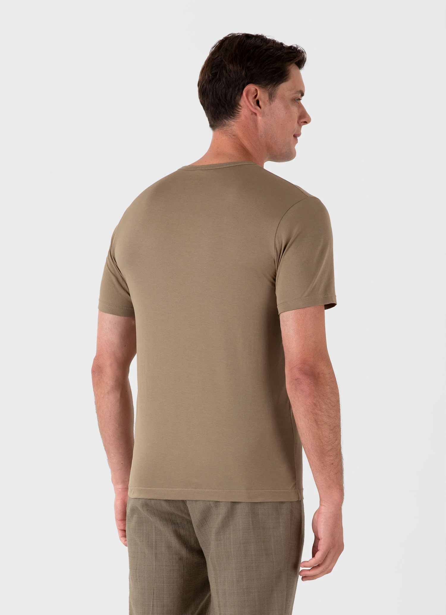 Men's Classic T-shirt in Dark Stone - Image 5