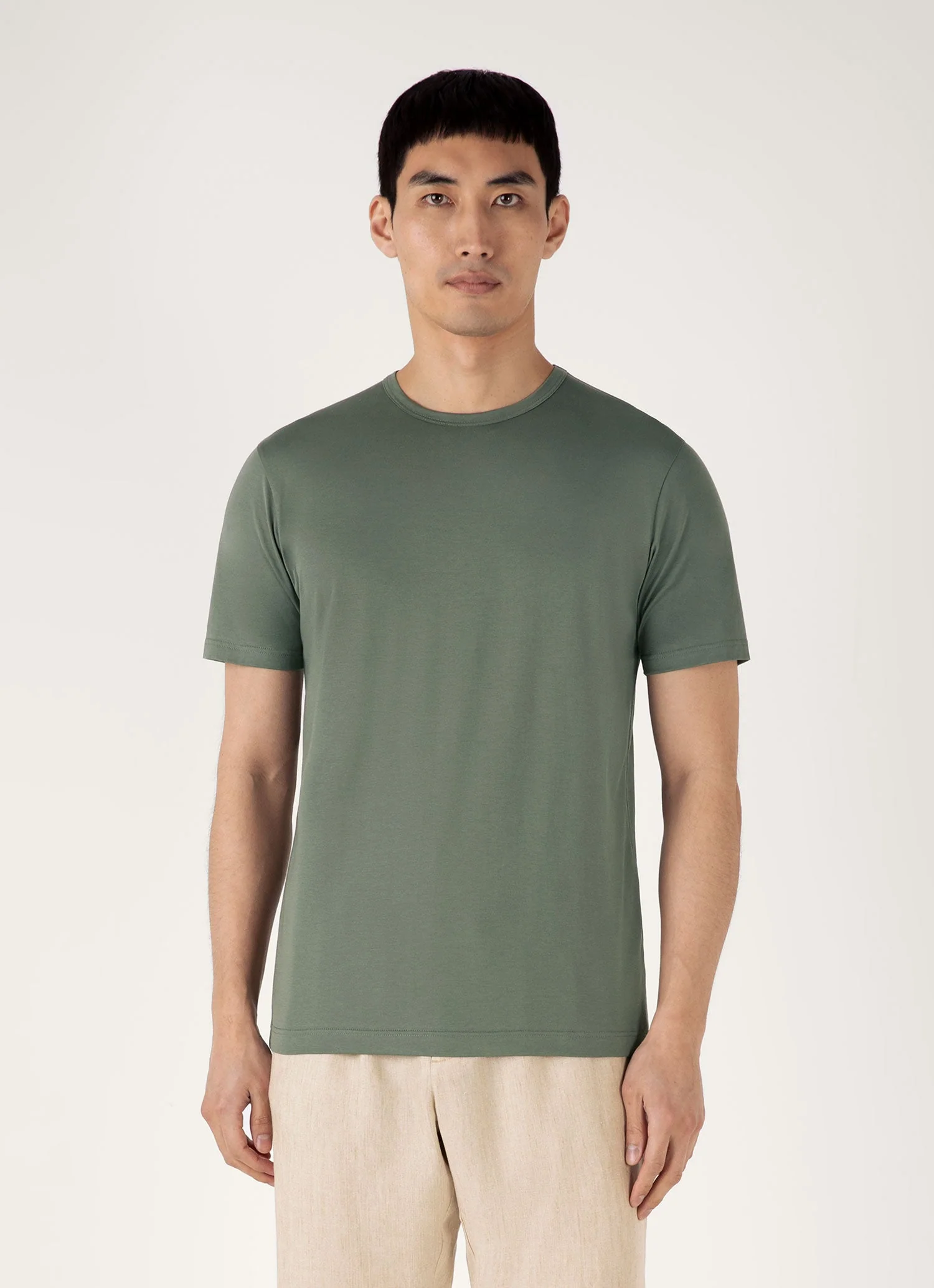 Men's Classic T-shirt in Dusk Green - Image 2