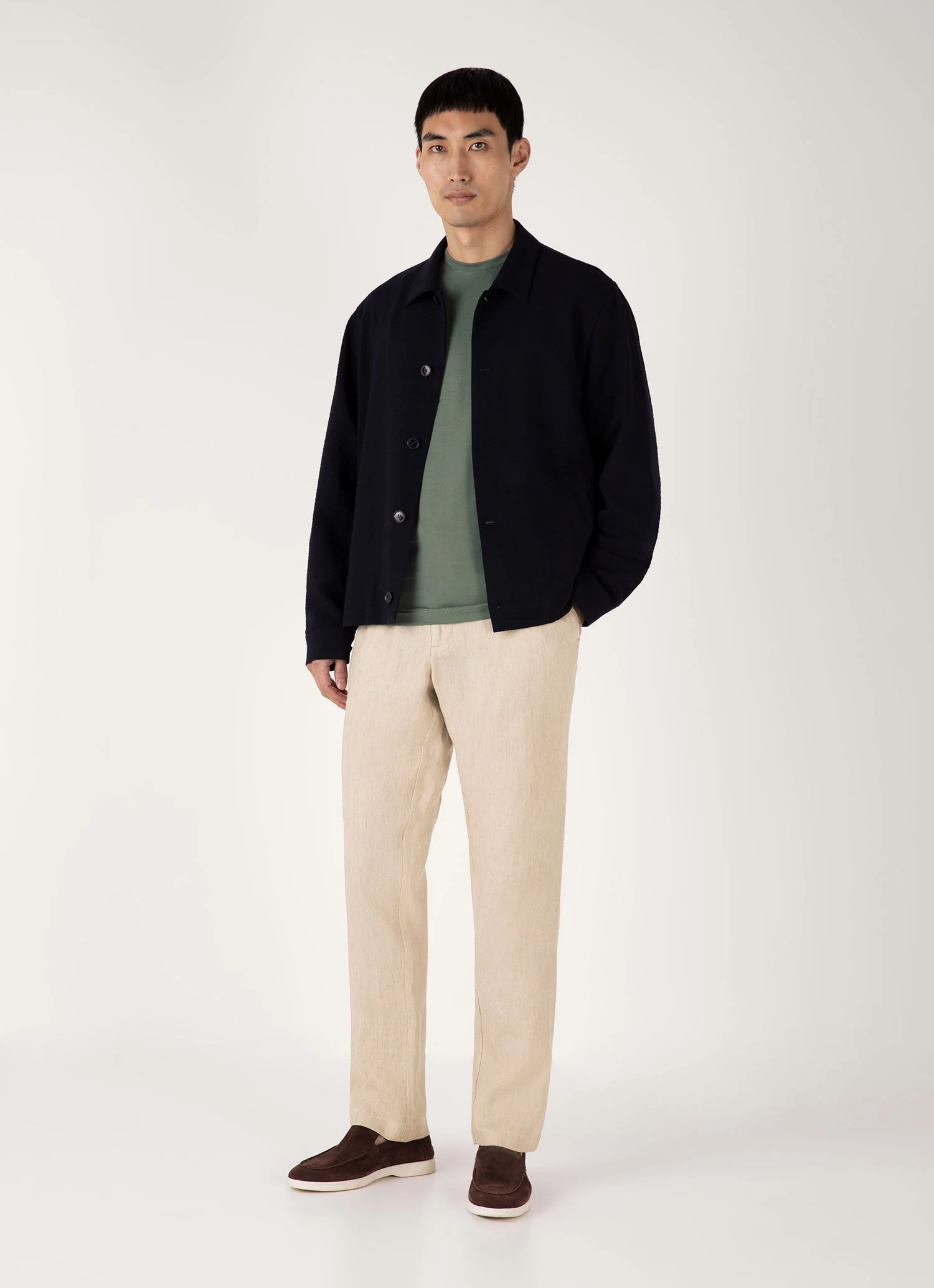 Men's Classic T-shirt in Dusk Green - Image 3