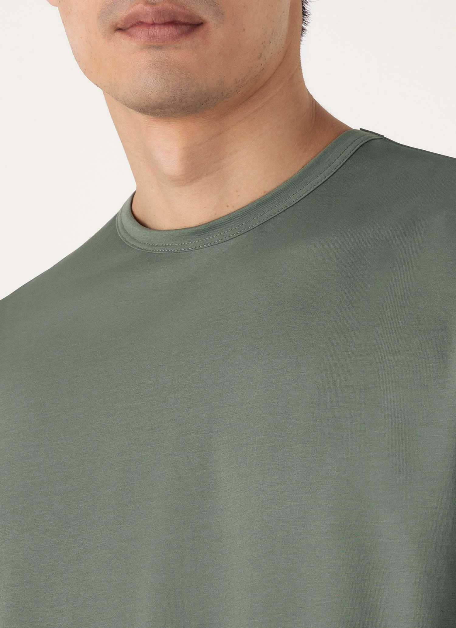 Men's Classic T-shirt in Dusk Green - Image 6