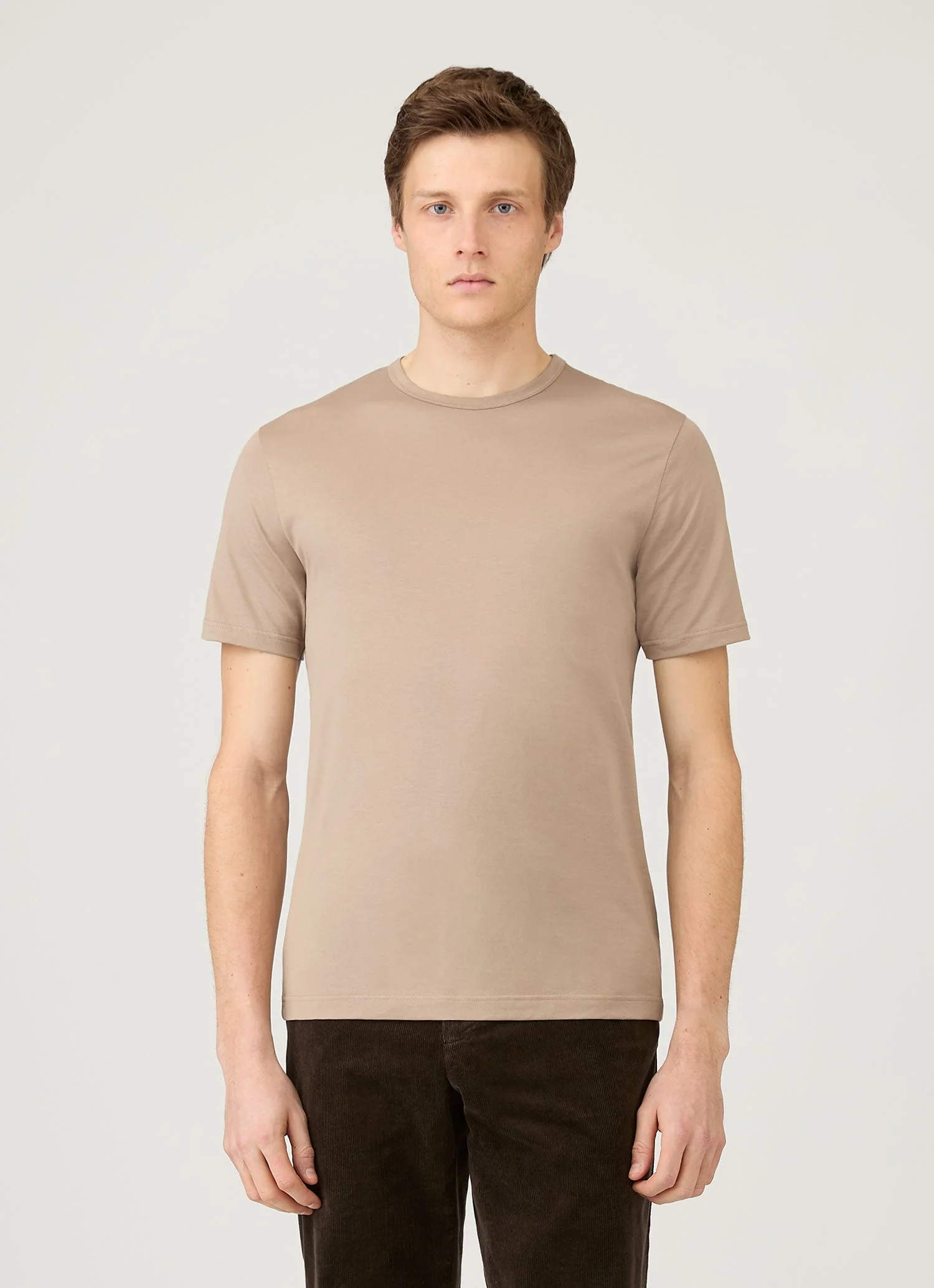 Men's Classic T-shirt in Mink - Image 2