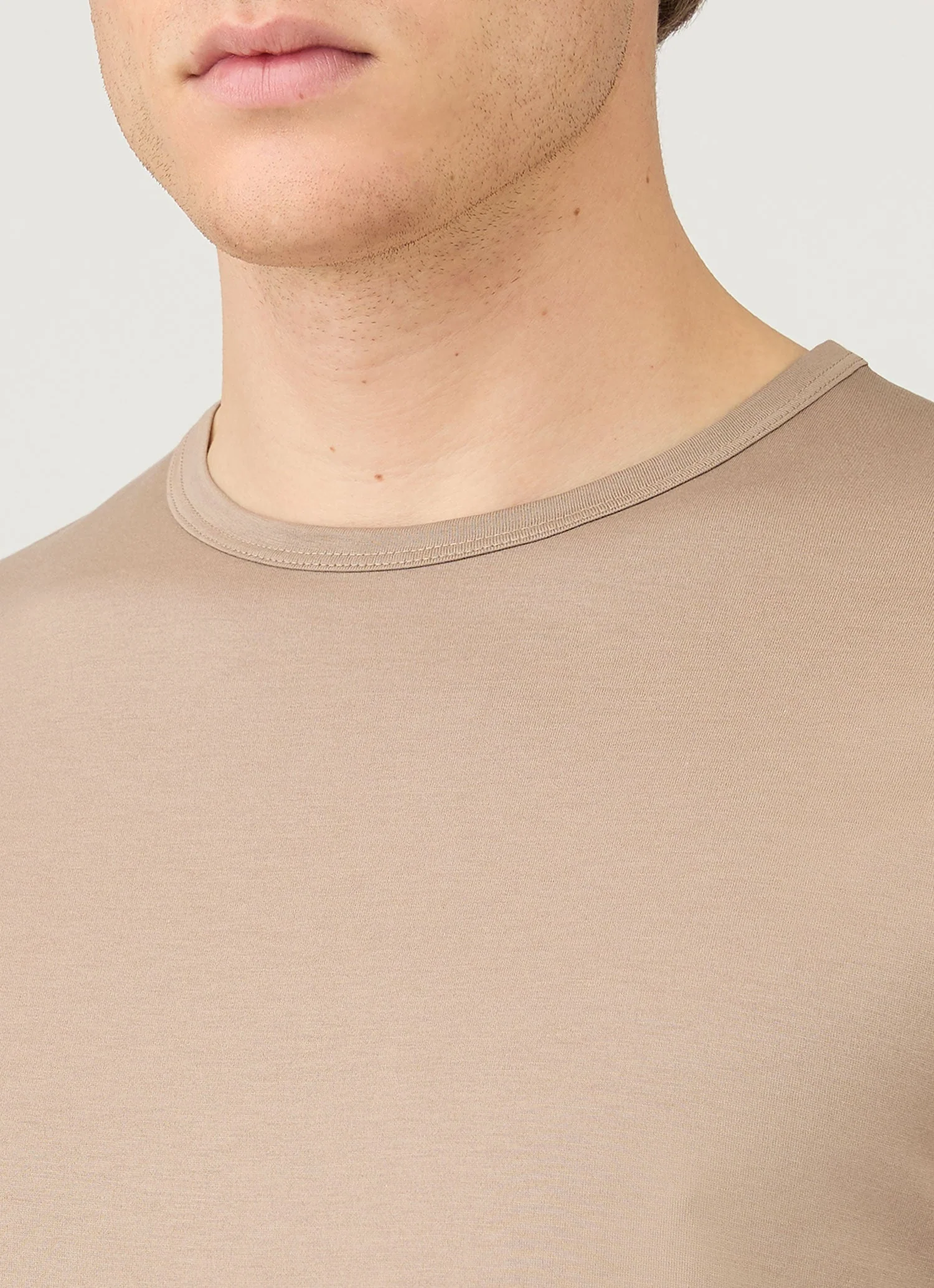 Men's Classic T-shirt in Mink - Image 6