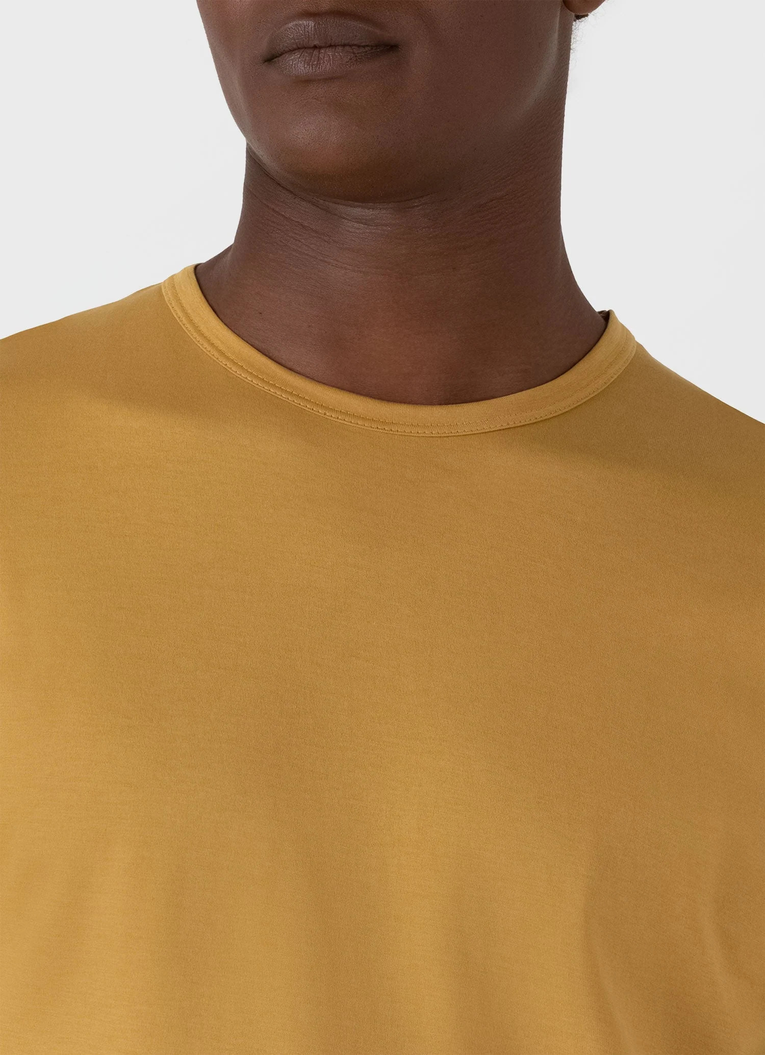 Men's Classic T-shirt in Mustard - Image 6