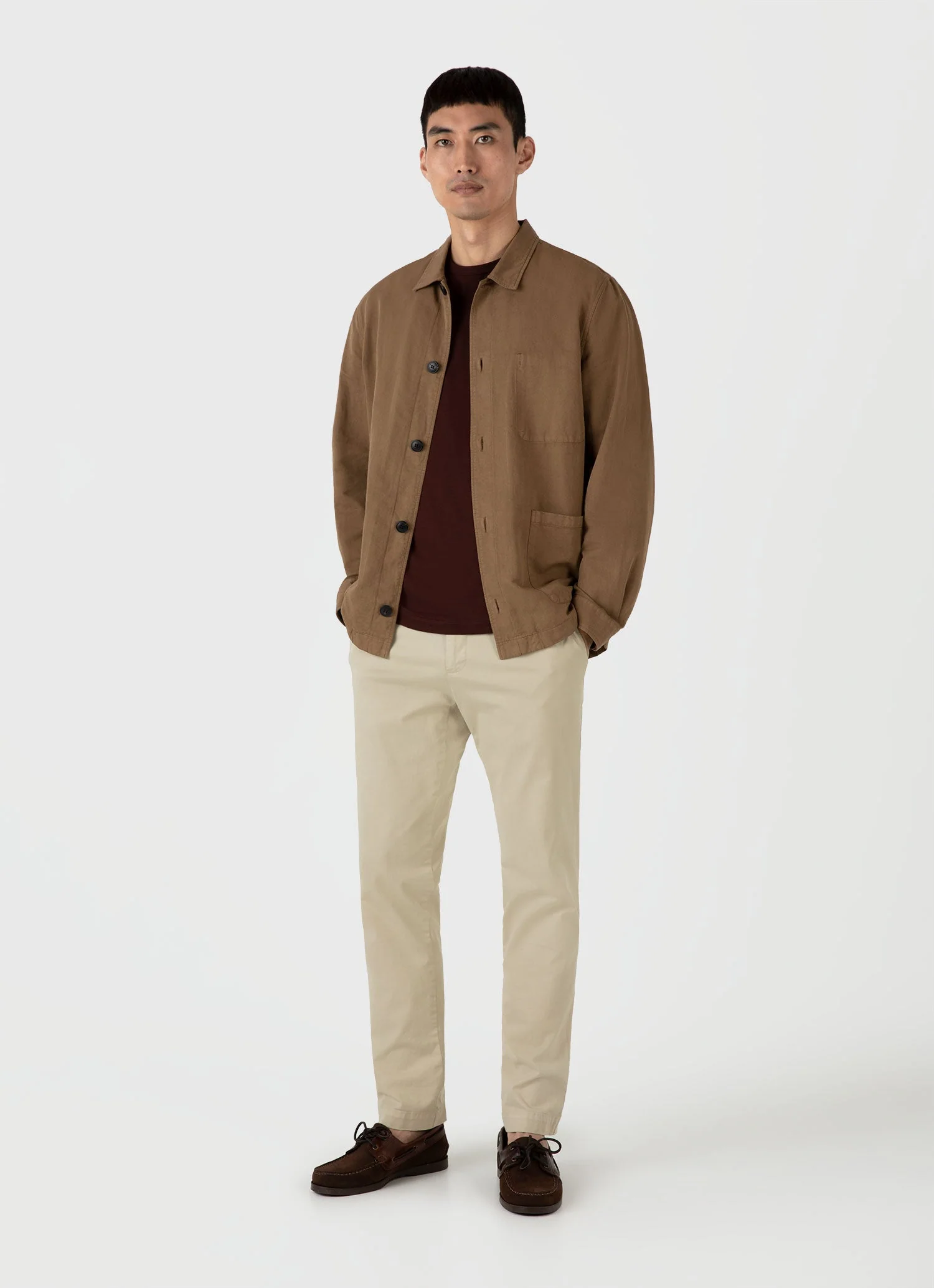 Men's Classic T-shirt in Raisin - Image 3