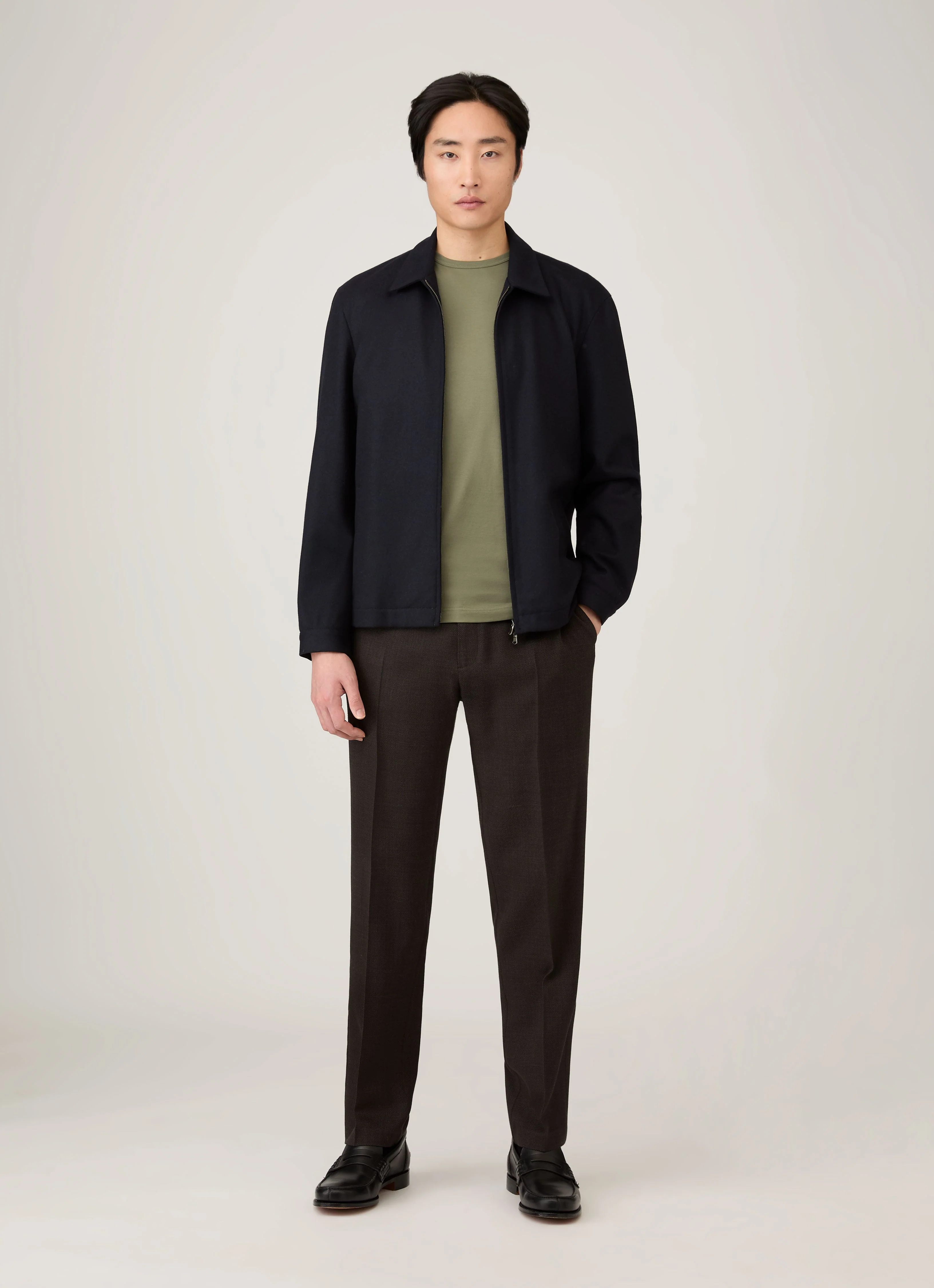 Men's Classic T-shirt in Sea Moss - Image 3