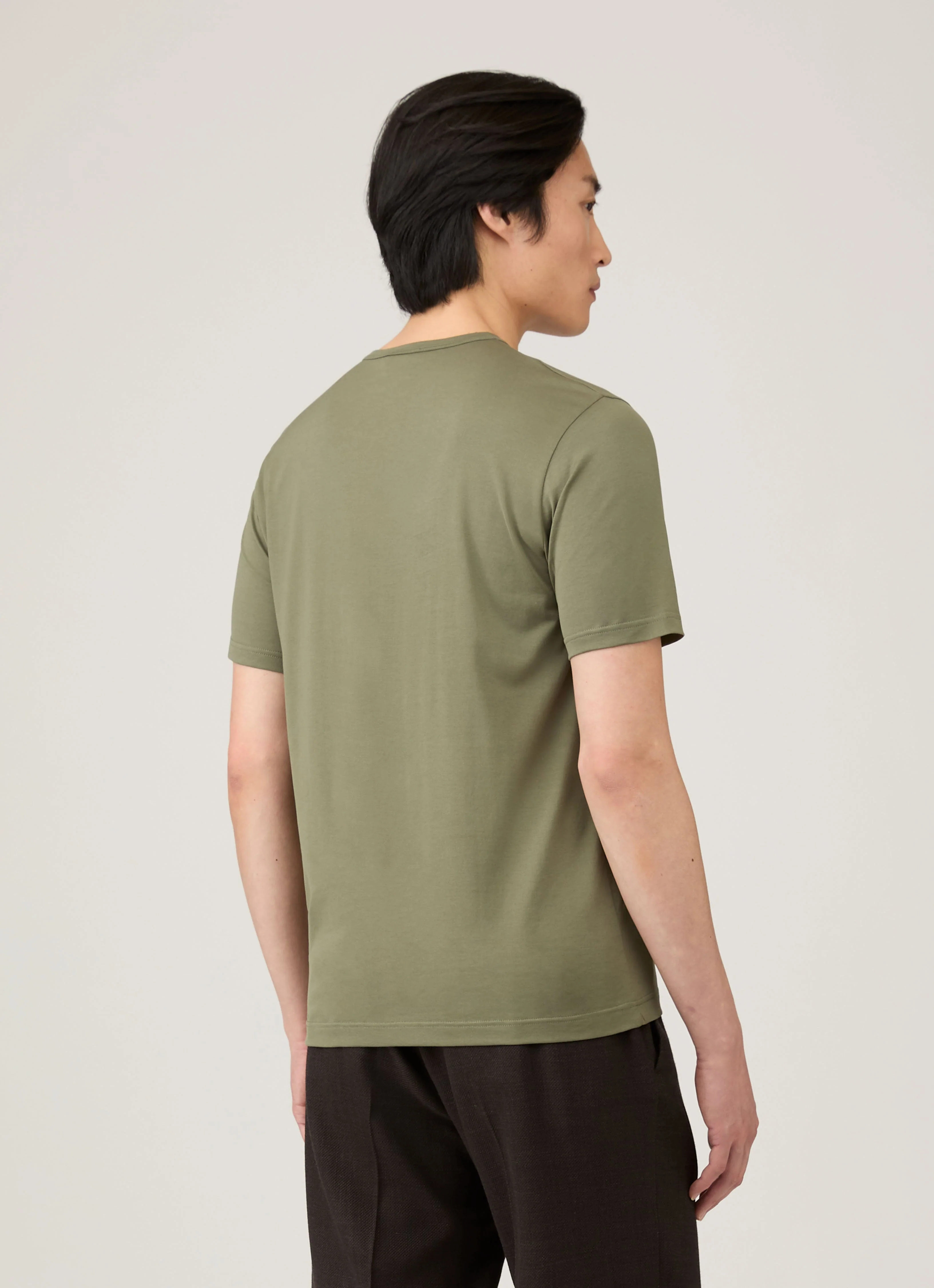 Men's Classic T-shirt in Sea Moss - Image 5