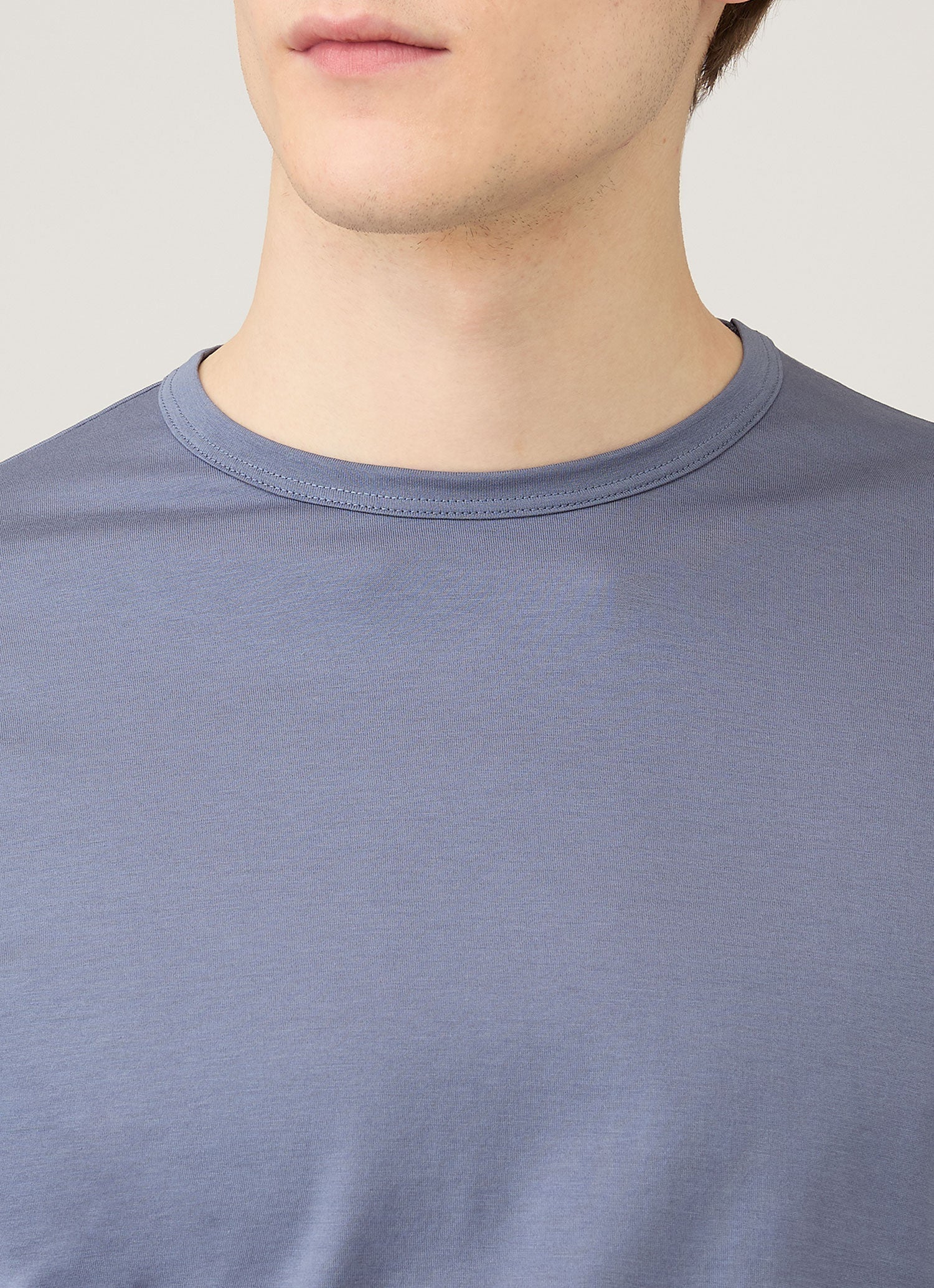 Men's Classic T-shirt in Selvedge Blue - Image 6