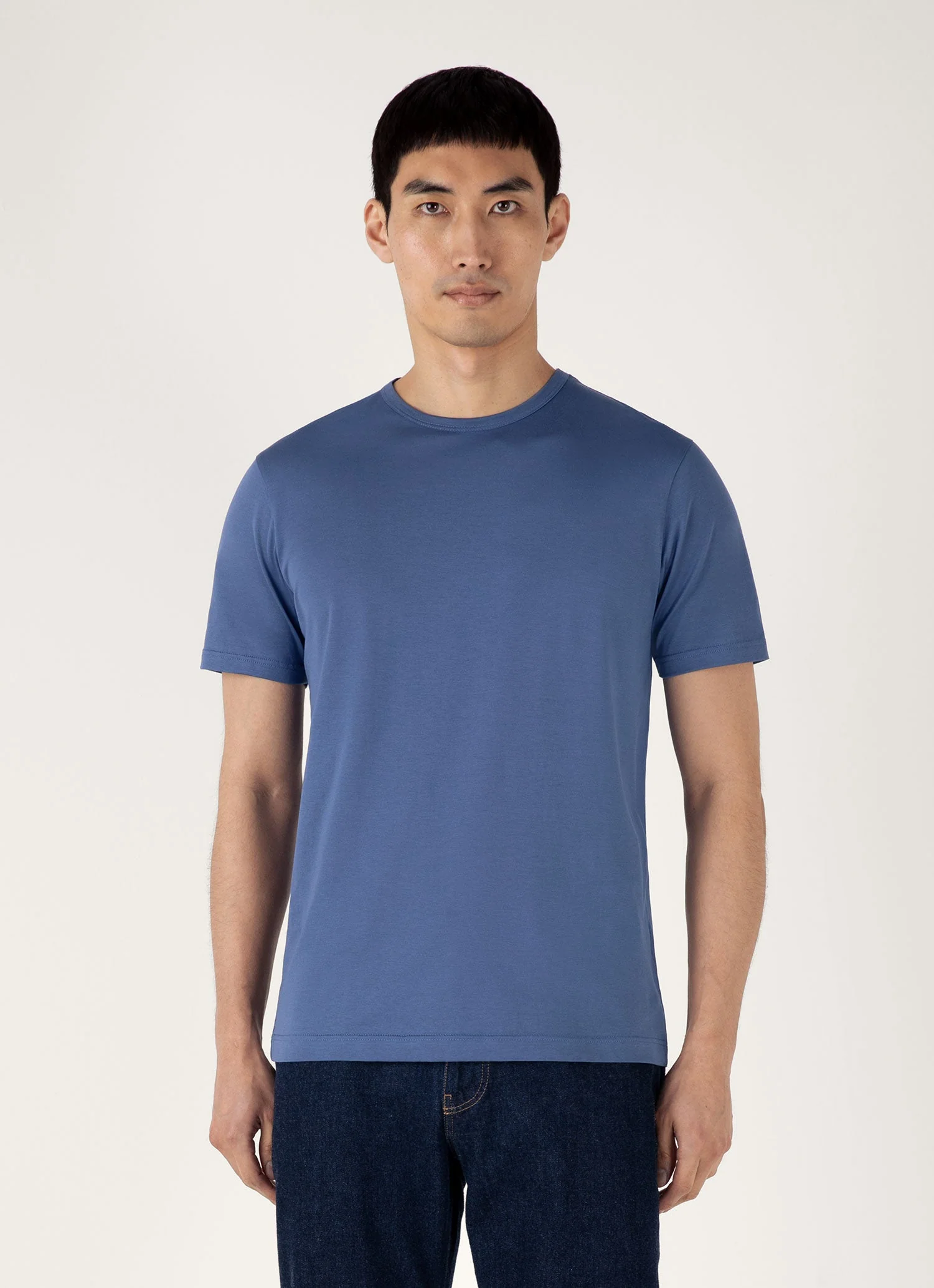 Men's Classic T-shirt in Soft Denim - Image 2