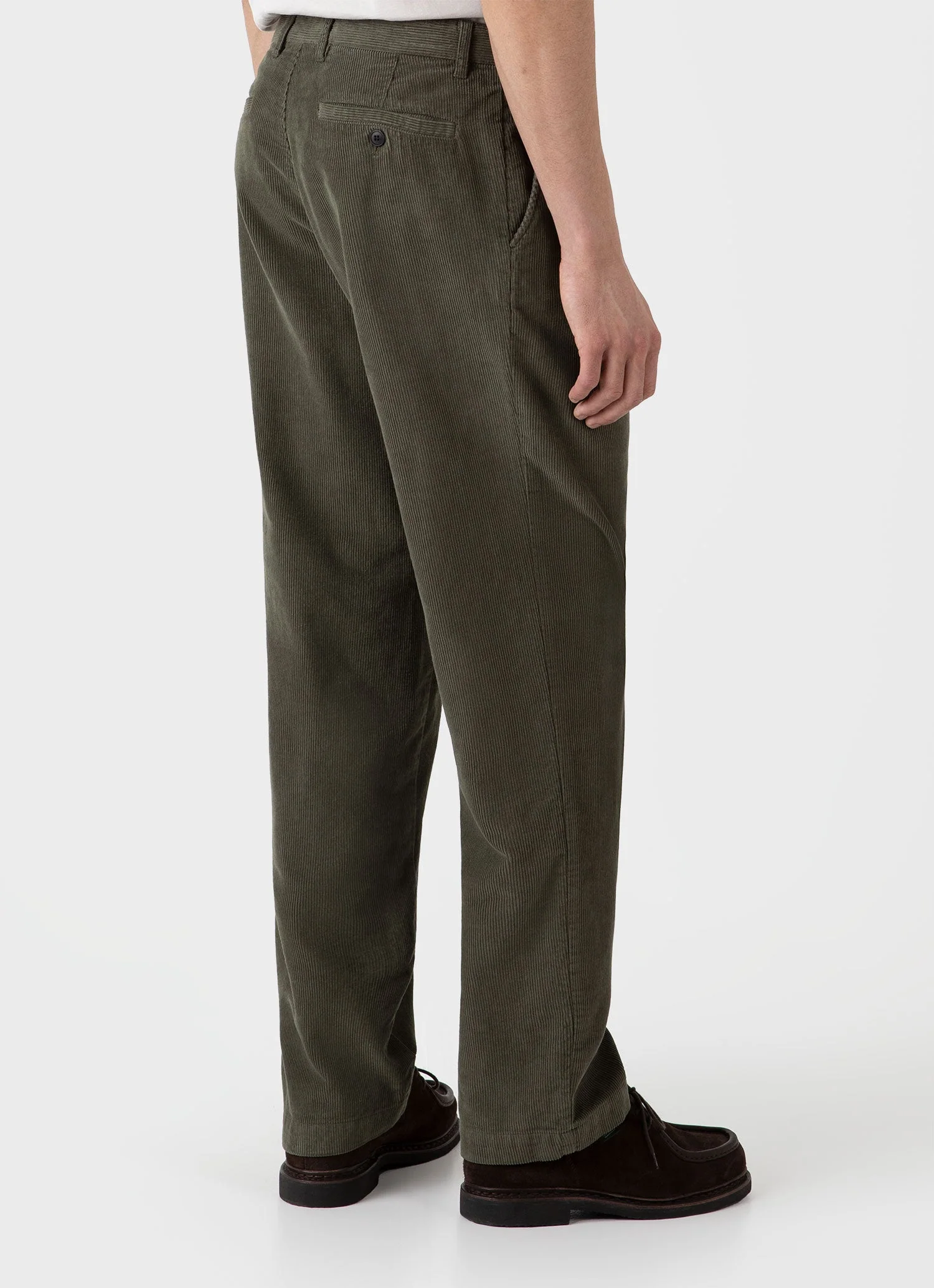 Men's Cord Chore Trouser in Khaki - Image 5