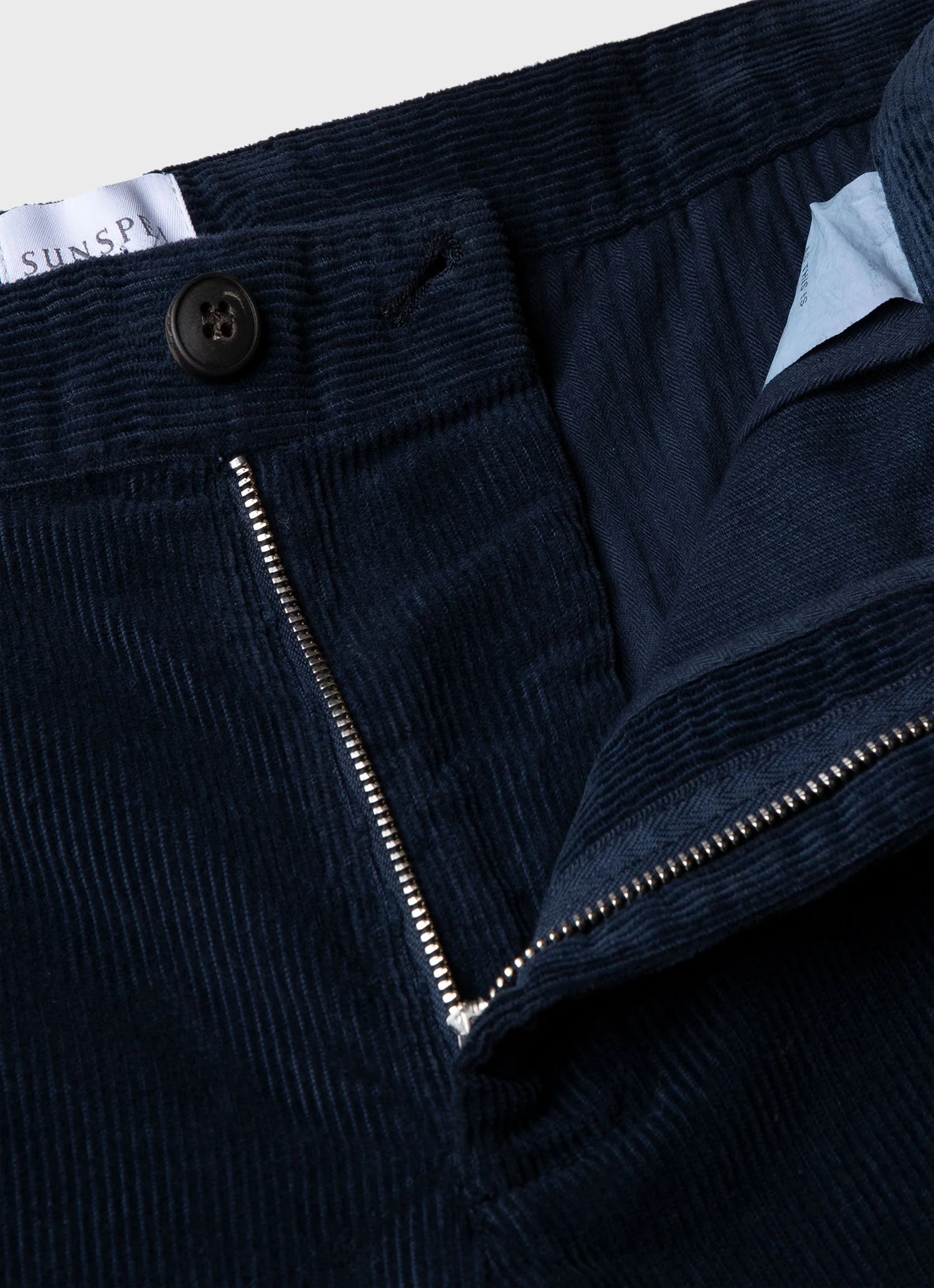 Men's Cord Chore Trouser in Navy - Image 4