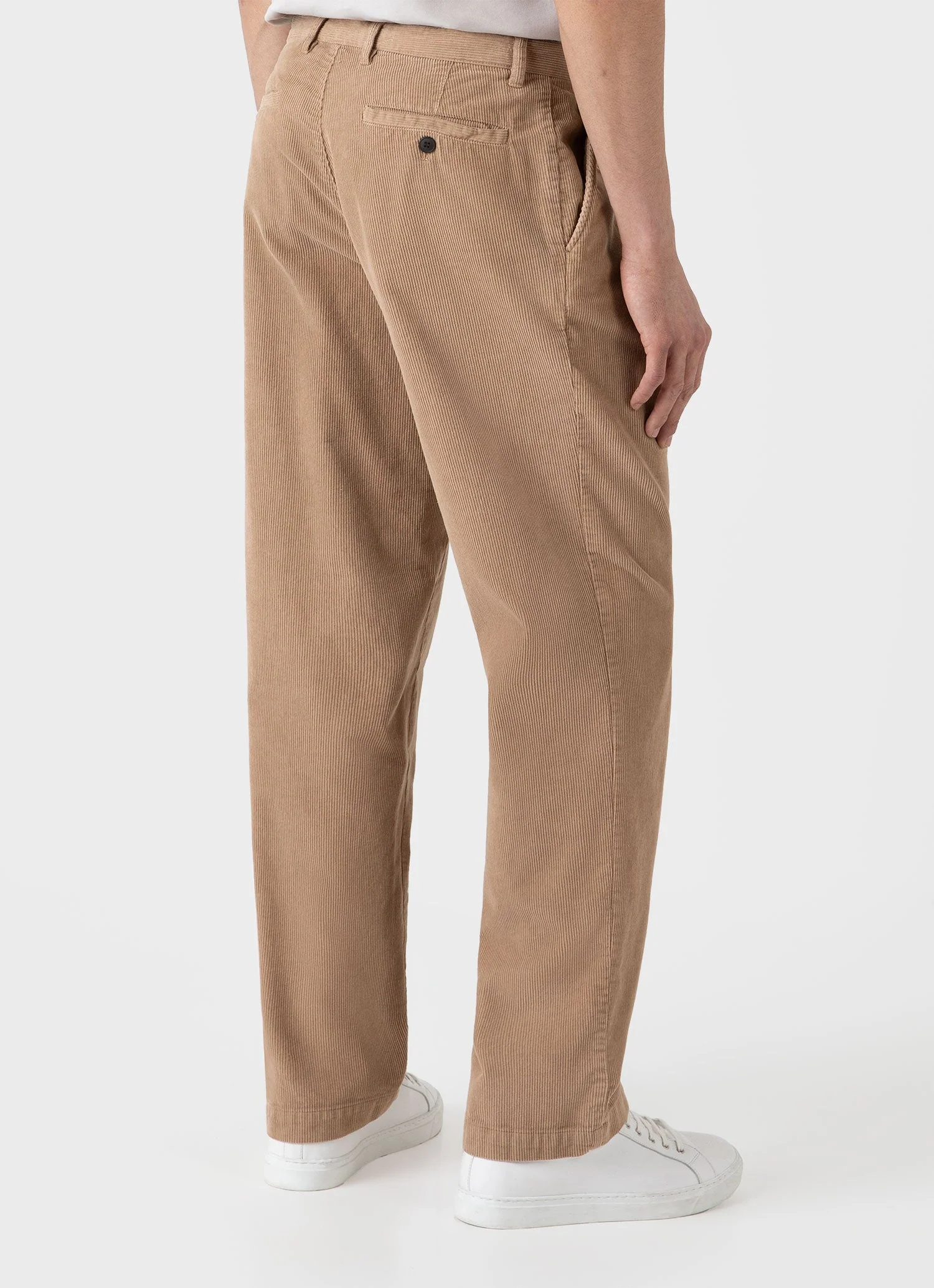 Men's Cord Chore Trouser in Sandstone - Image 5