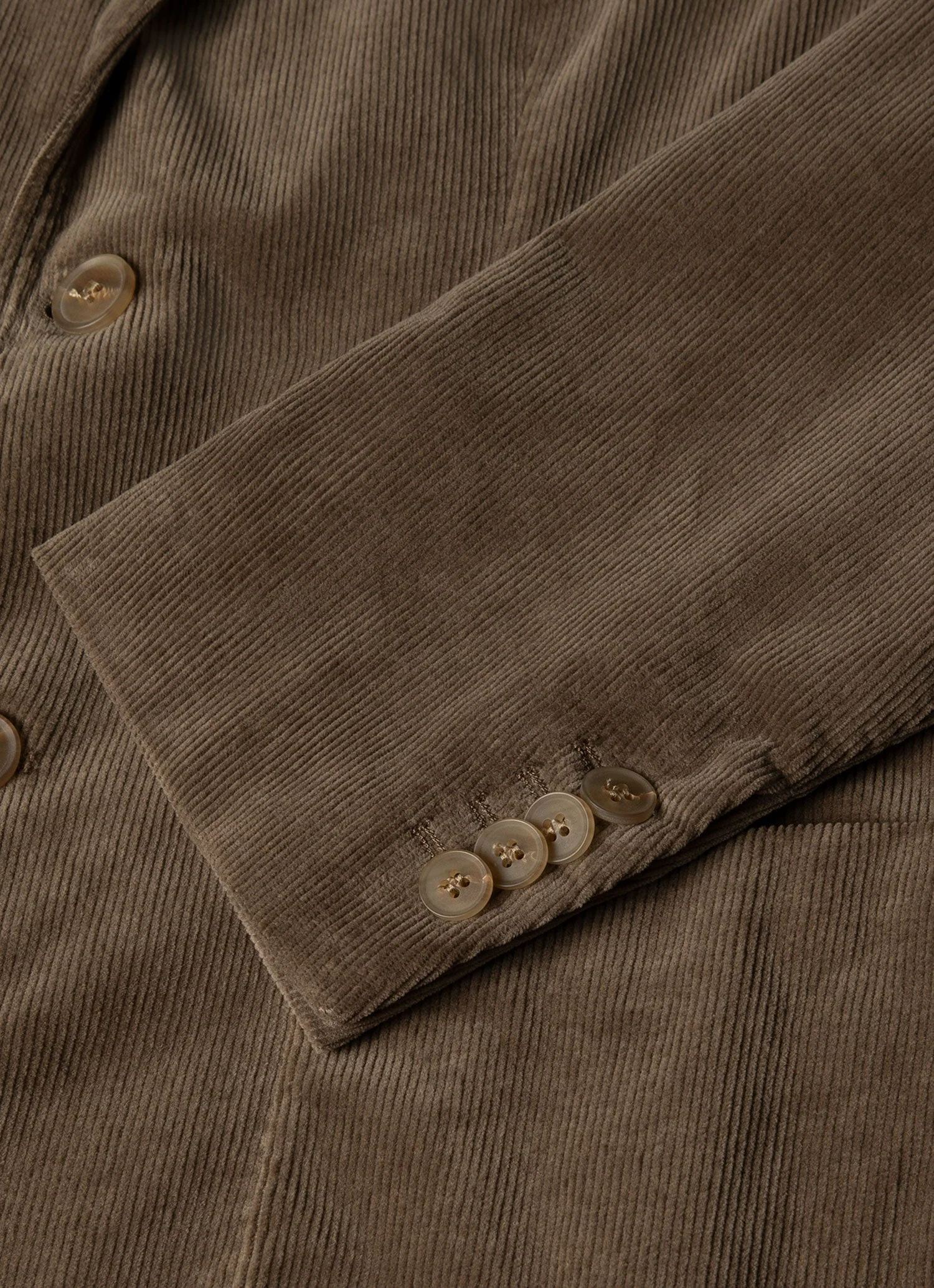 Men's Corduroy Blazer in Bark - Image 7