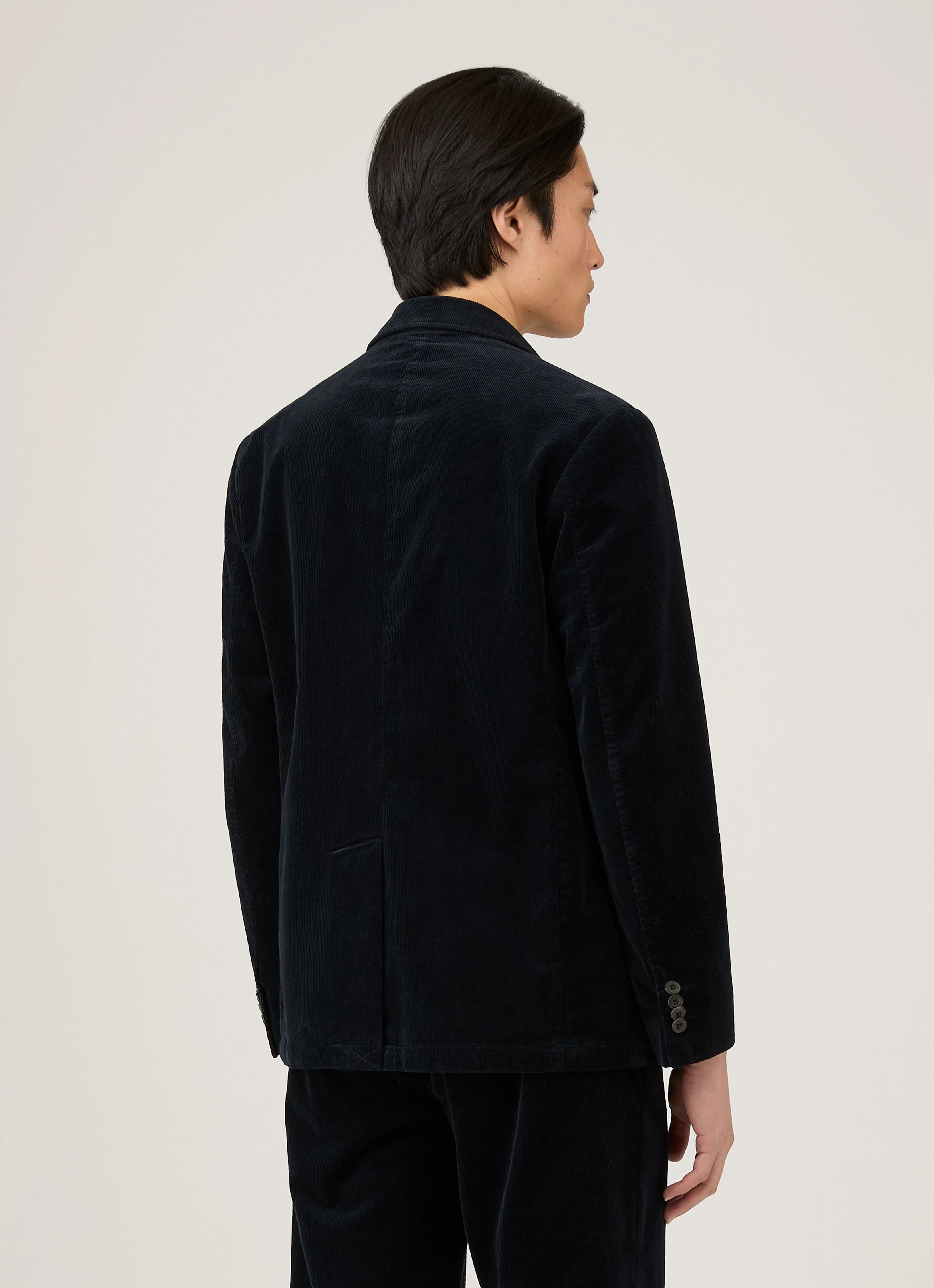 Men's Corduroy Blazer in Navy - Image 5
