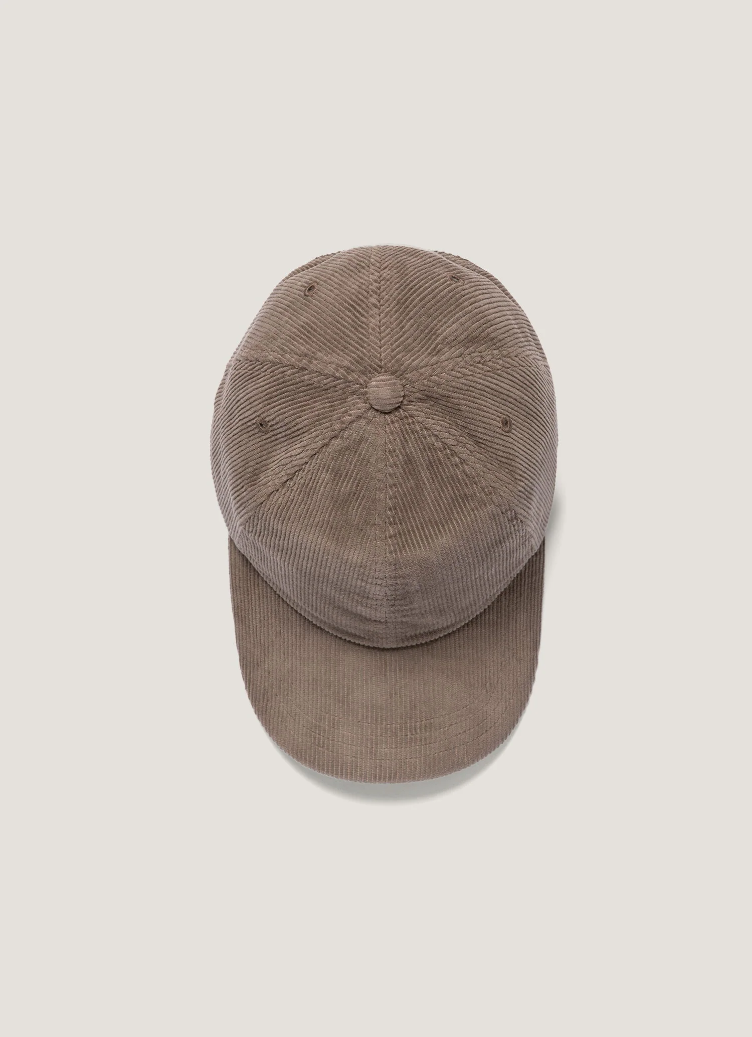 Men's Corduroy Cap in Bark - Image 2