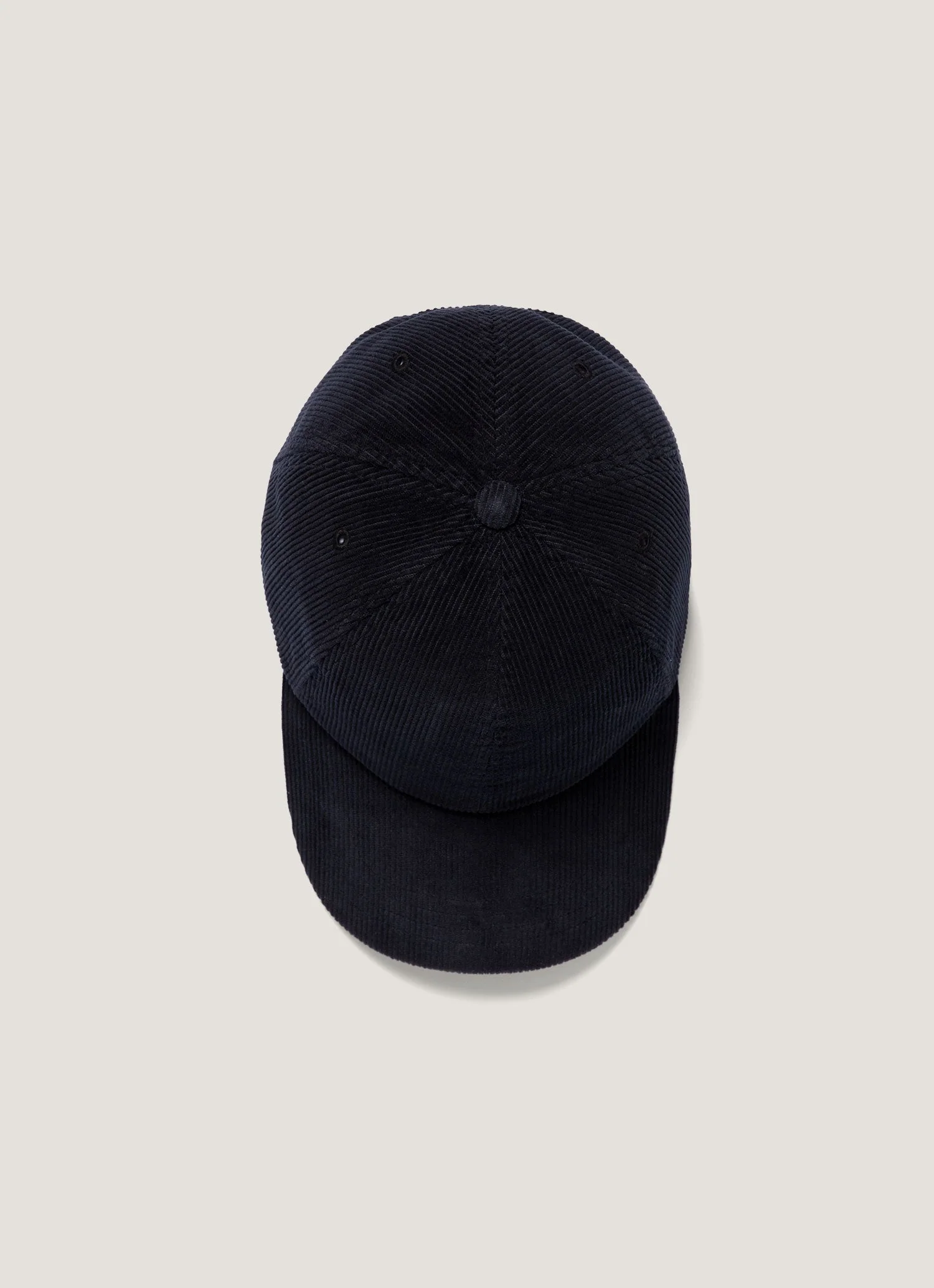 Men's Corduroy Cap in Navy - Image 2