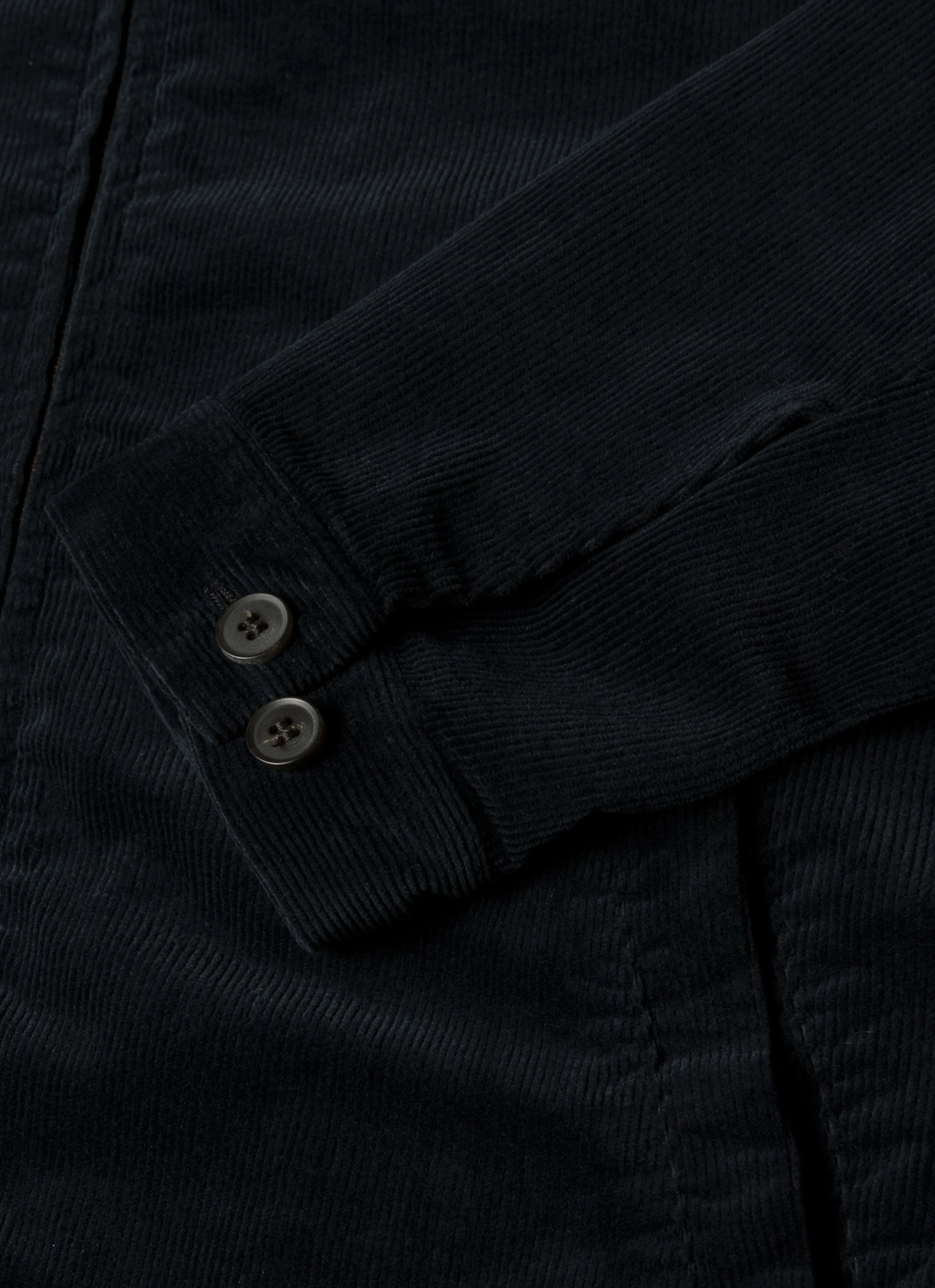 Men's Corduroy Harrington Jacket in Navy - Image 7