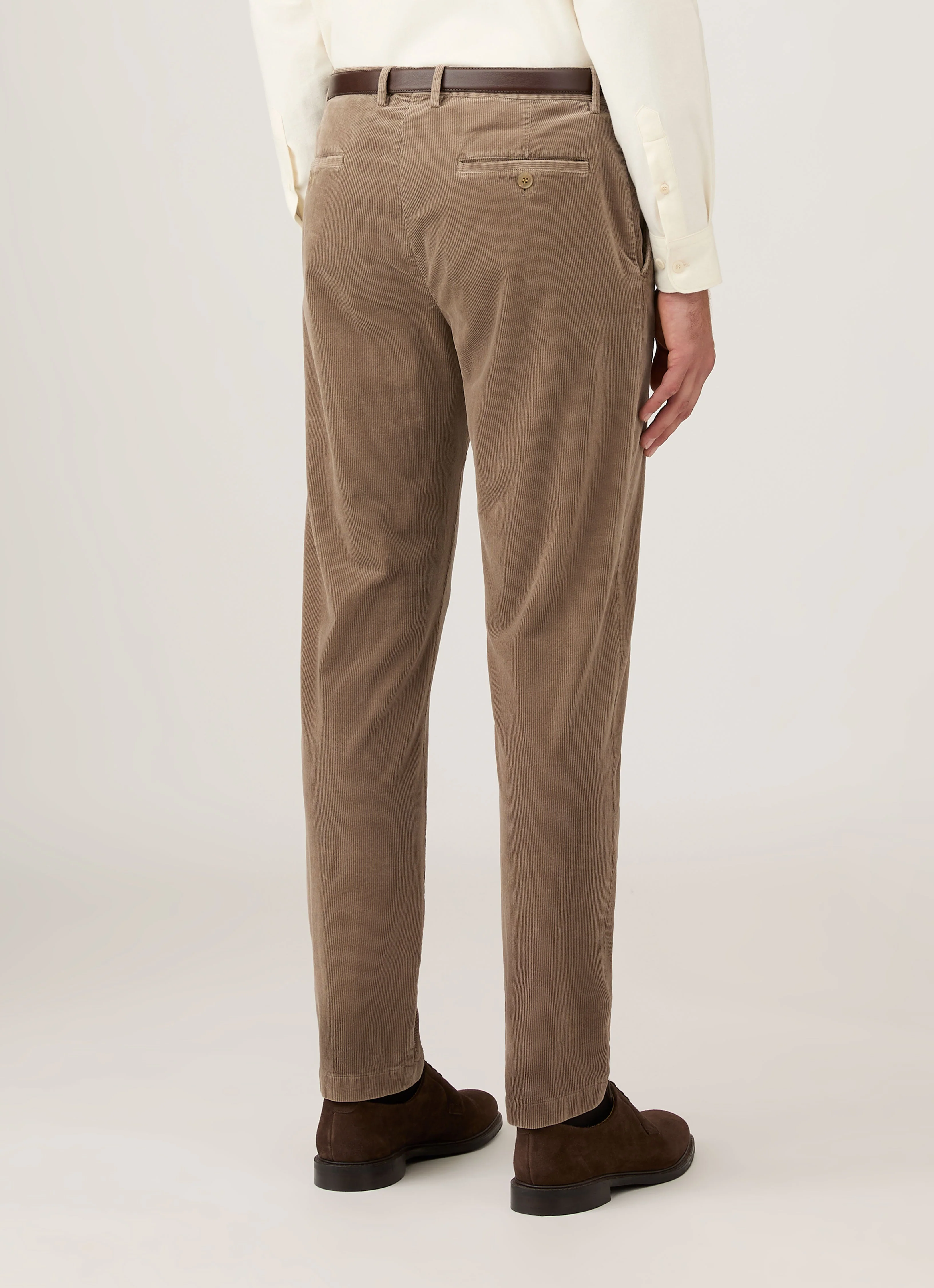 Men's Corduroy Trouser in Bark - Image 5
