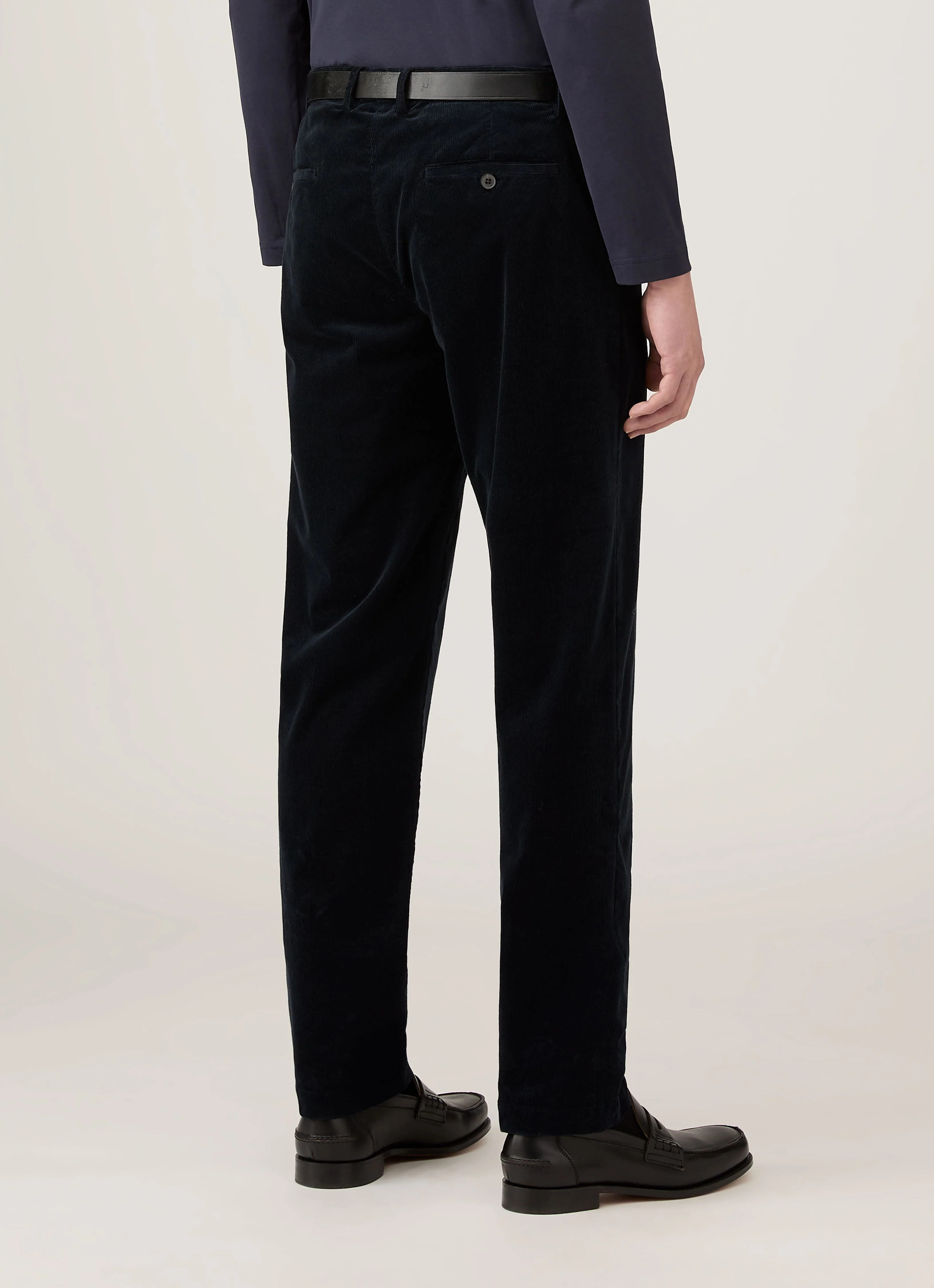 Men's Corduroy Trouser in Navy - Image 5
