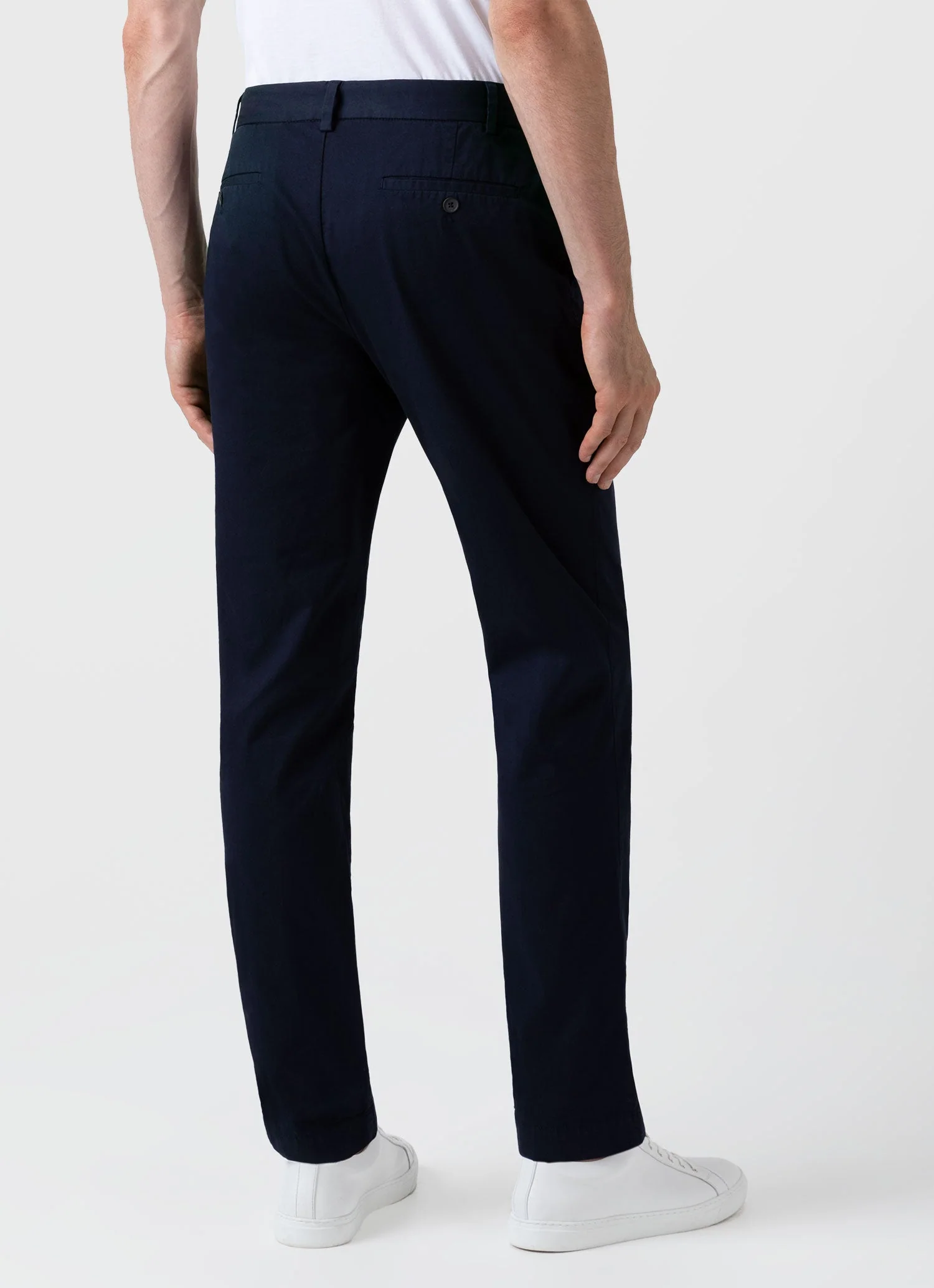 Men's Slim Fit Chino in Navy - Image 5