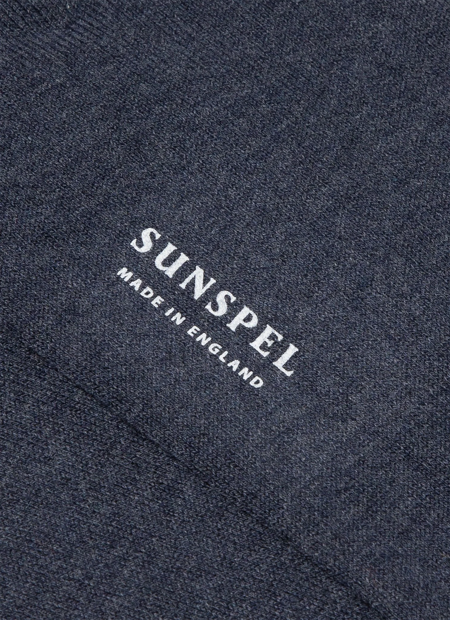 Men's Cotton Socks in Slate Blue - Image 2