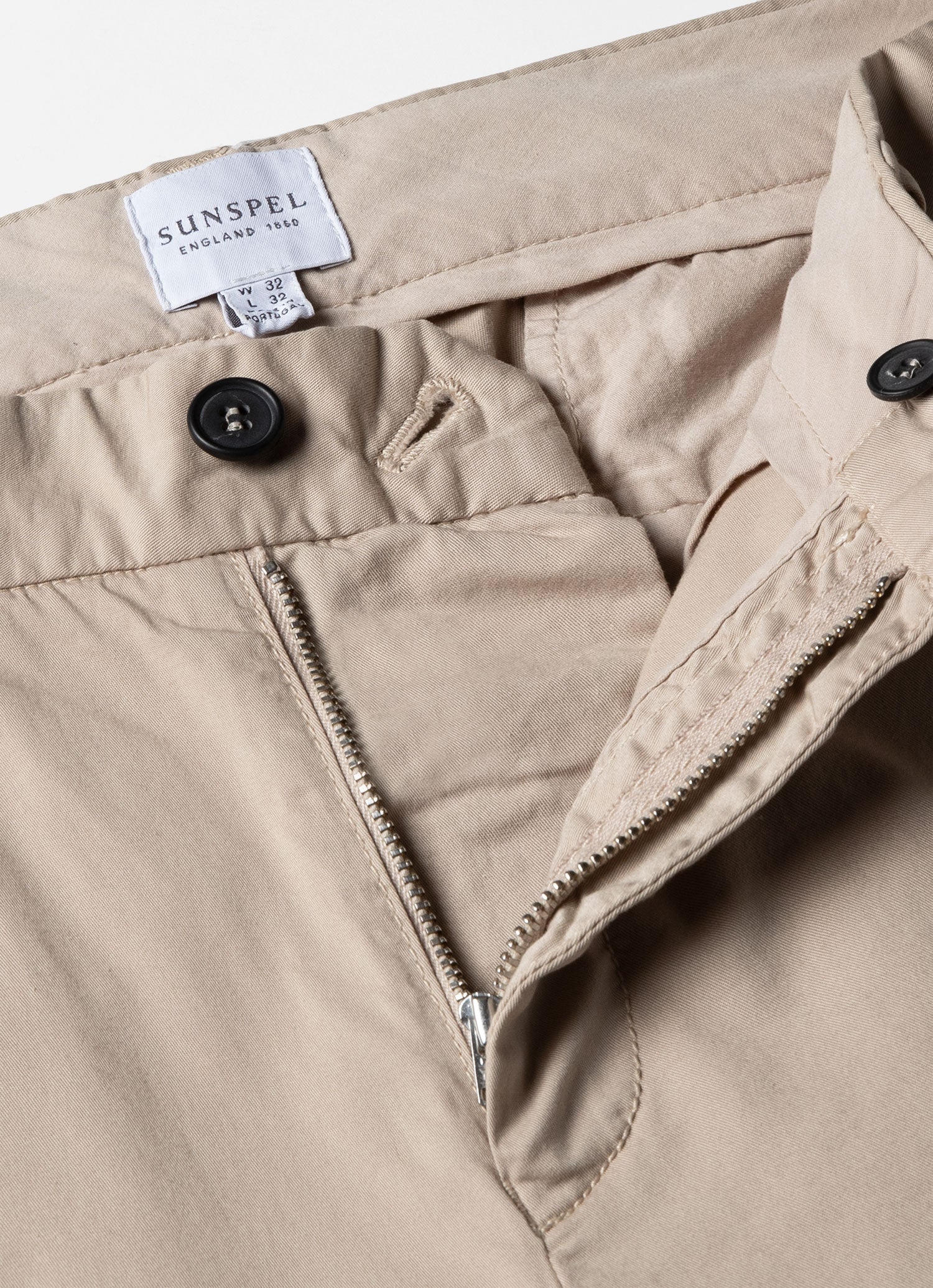 Men's Slim Fit Chino in Light Stone - Image 4