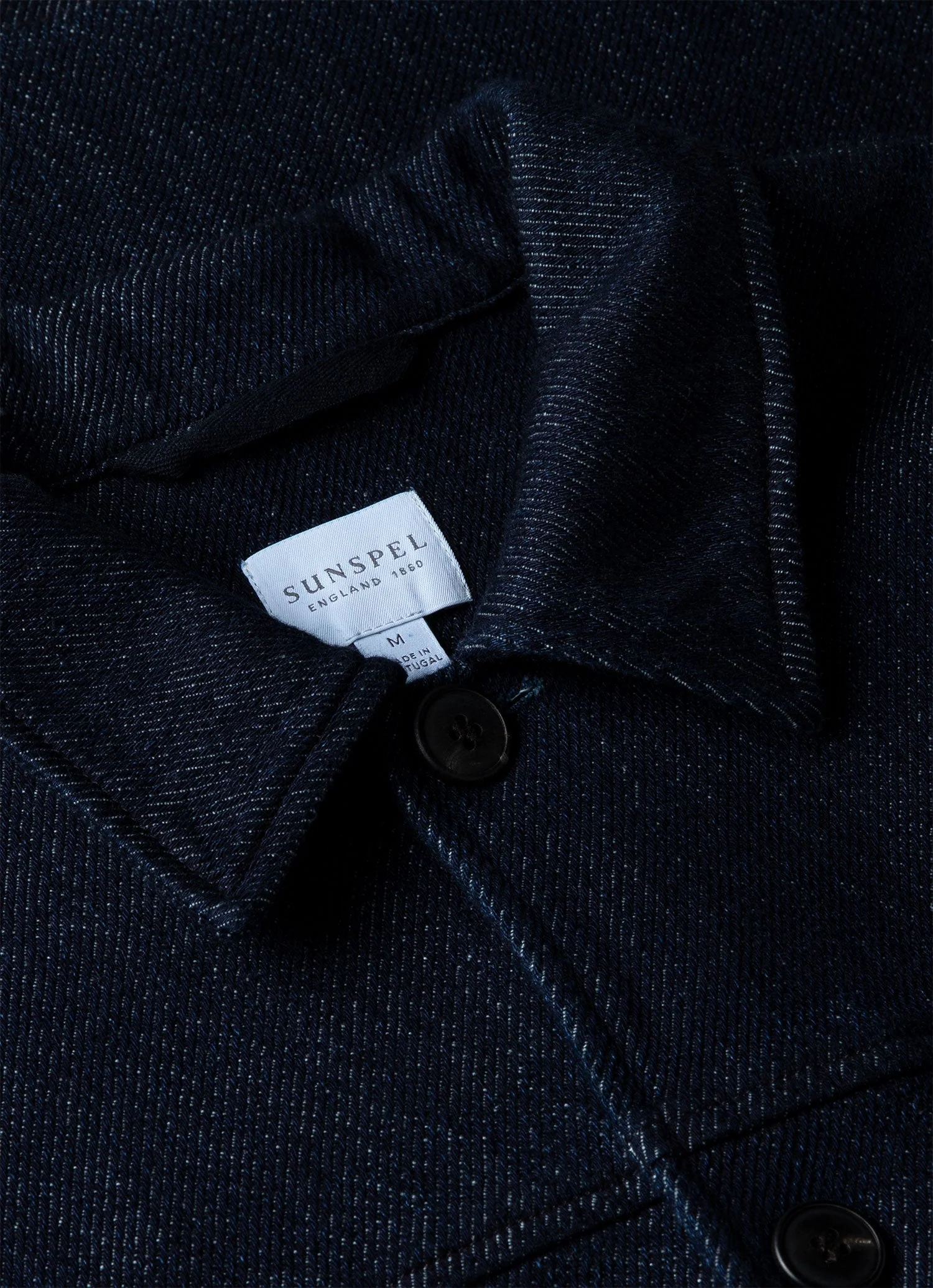 Men's Denim Chore Jacket in Selvedge Denim - Image 4