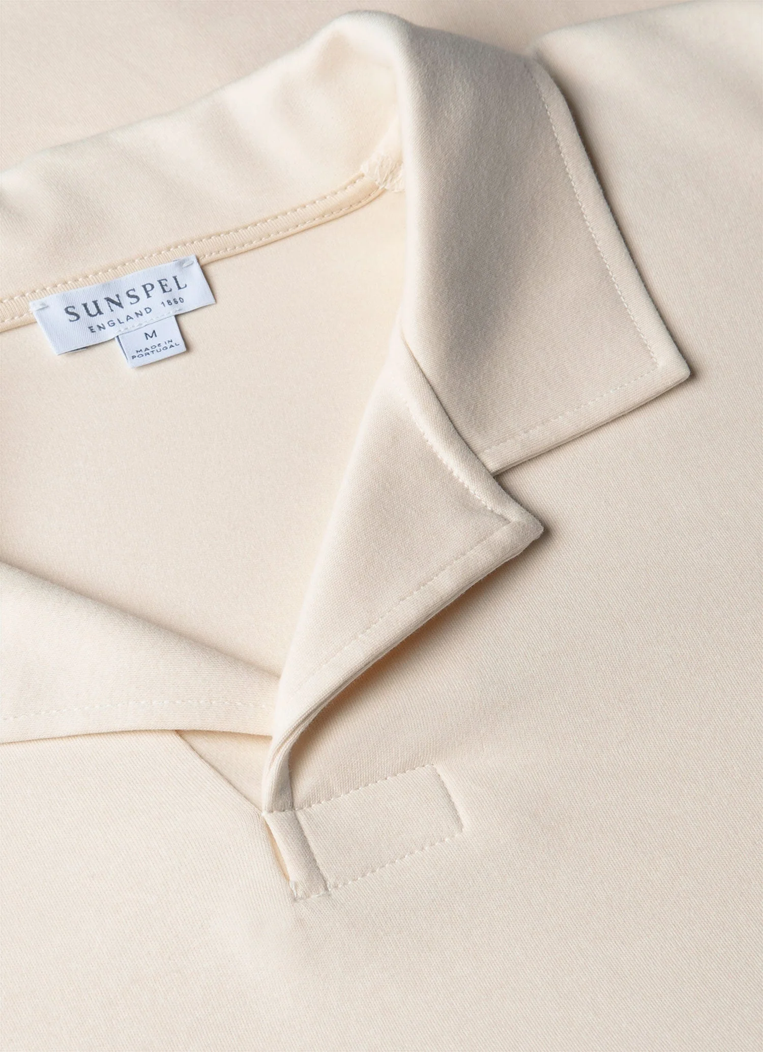 Men's Heavyweight Polo Shirt in Undyed - Image 4