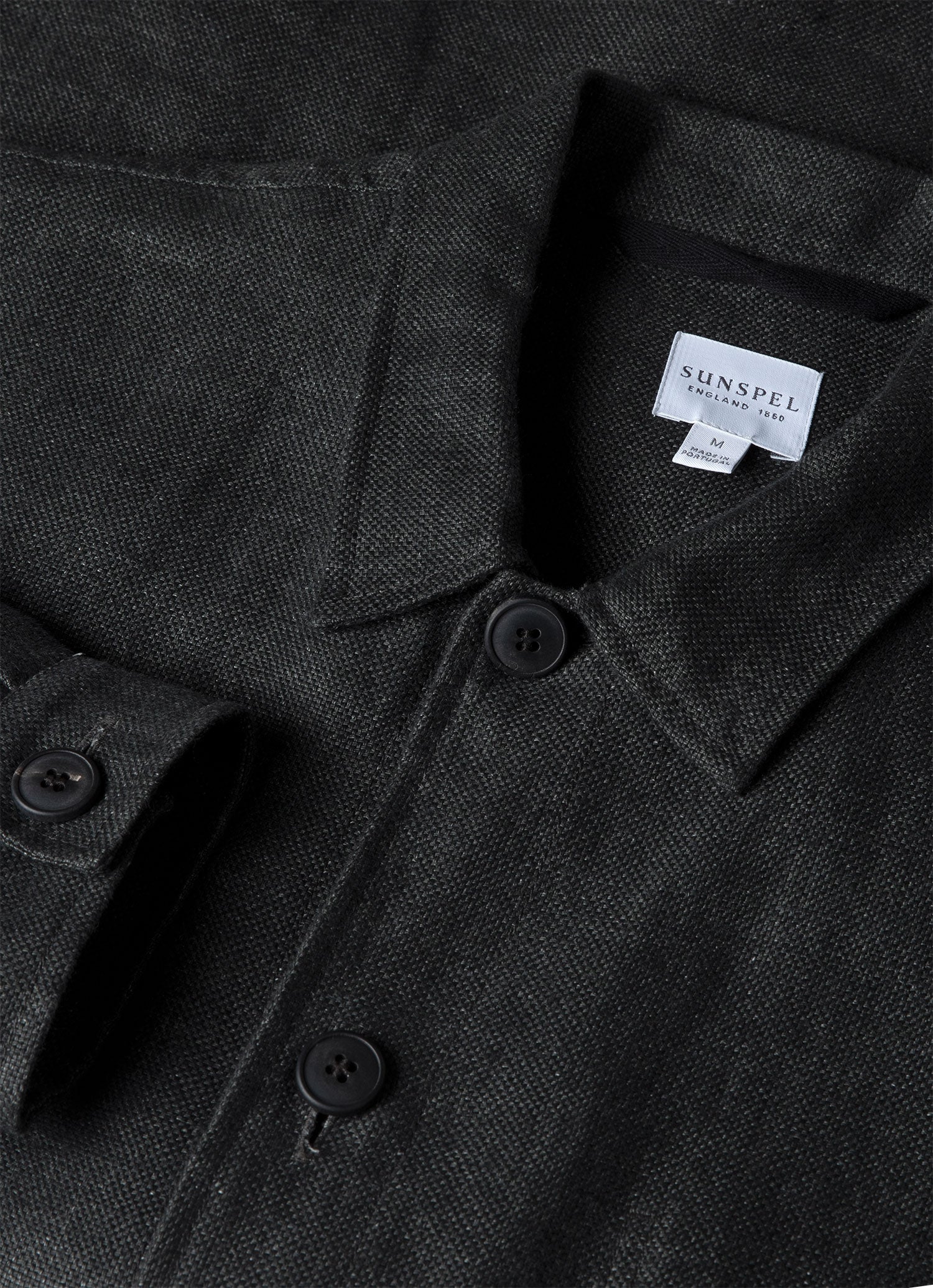 Men's Hopsack Twin Pocket Jacket in Khaki - Image 4