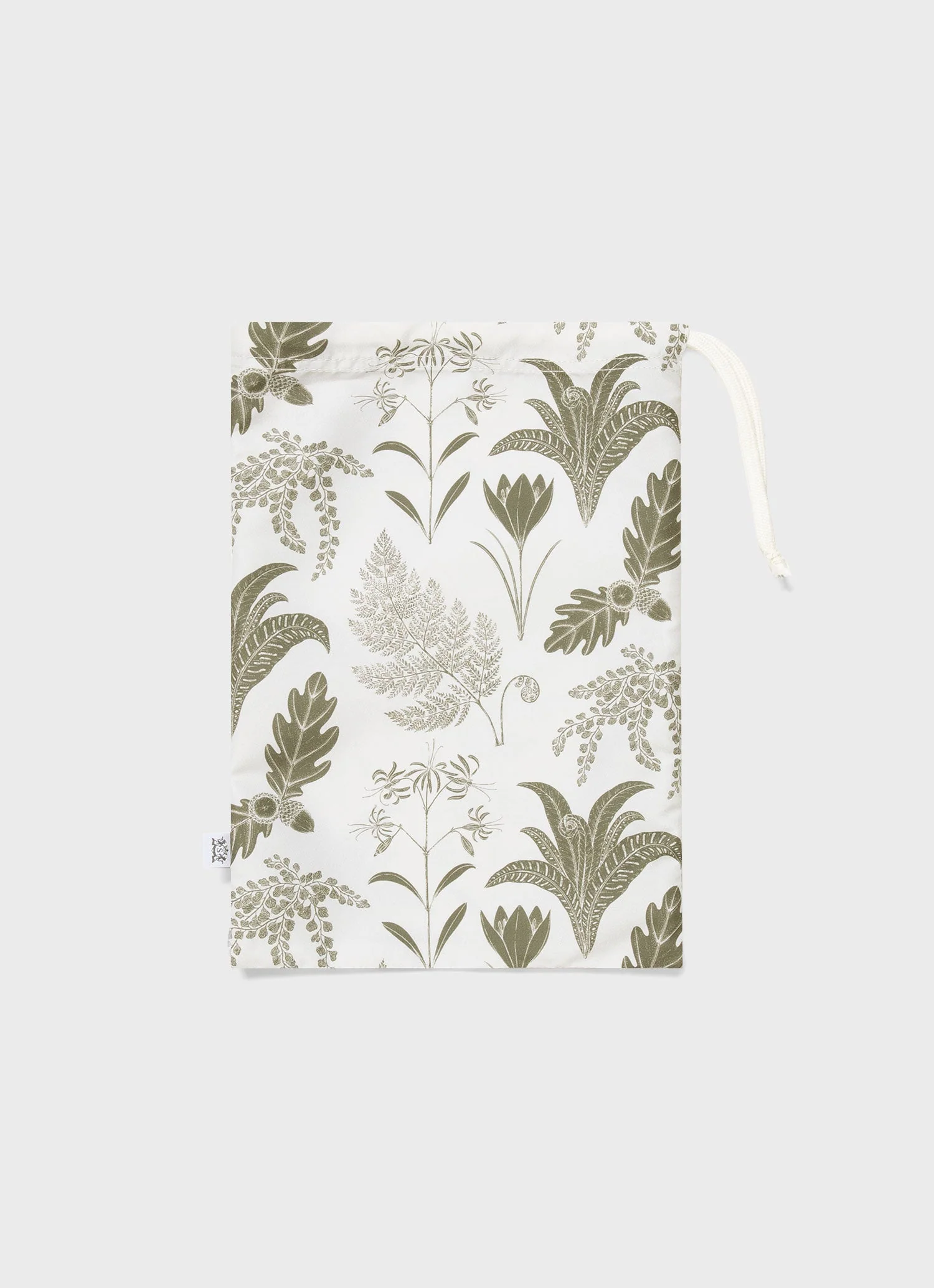 Men's Leaf Print Swim Short in Ecru - Image 6