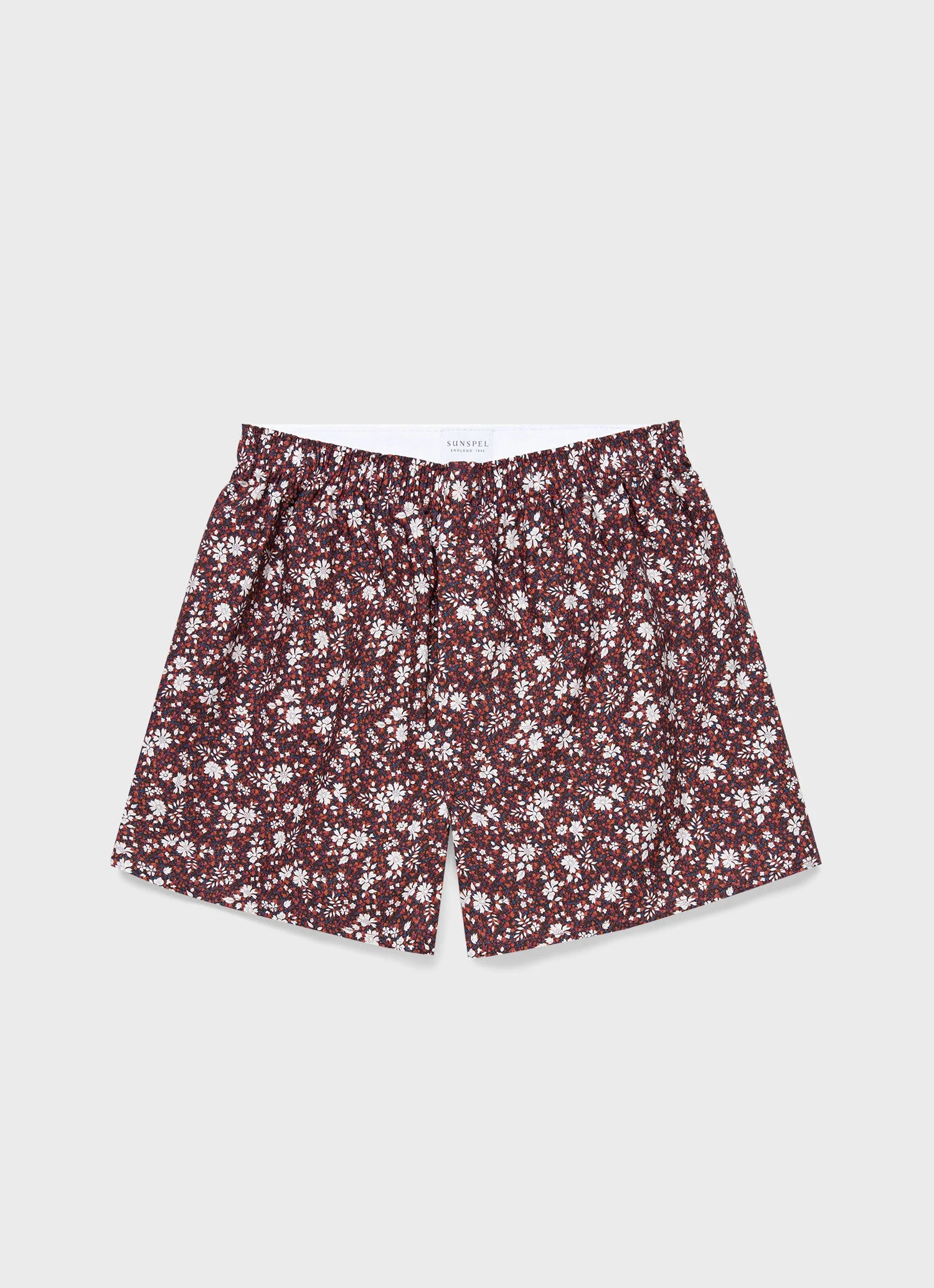 Men's Classic Boxer Short in Liberty Fabric Red Pepper Floral