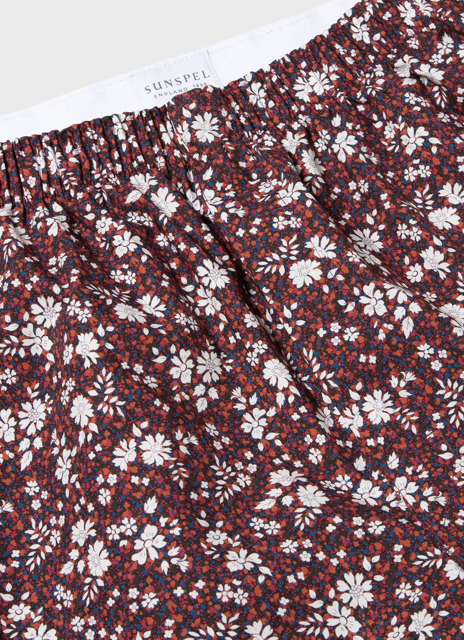 Men's Classic Boxer Short in Liberty Fabric Red Pepper Floral - Image 4
