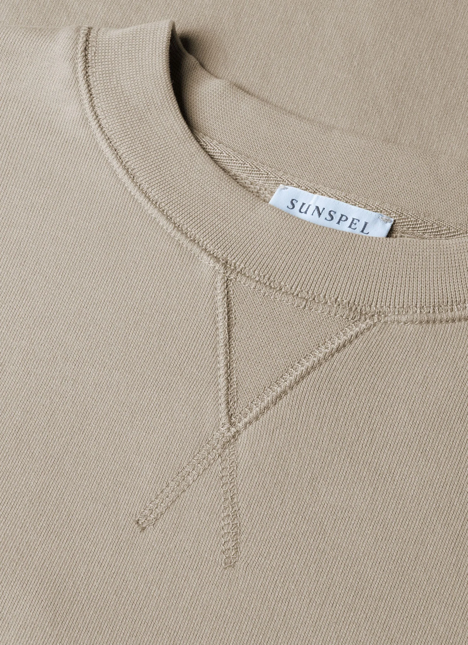 Men's Loopback Sweatshirt in Ash Grey - Image 4