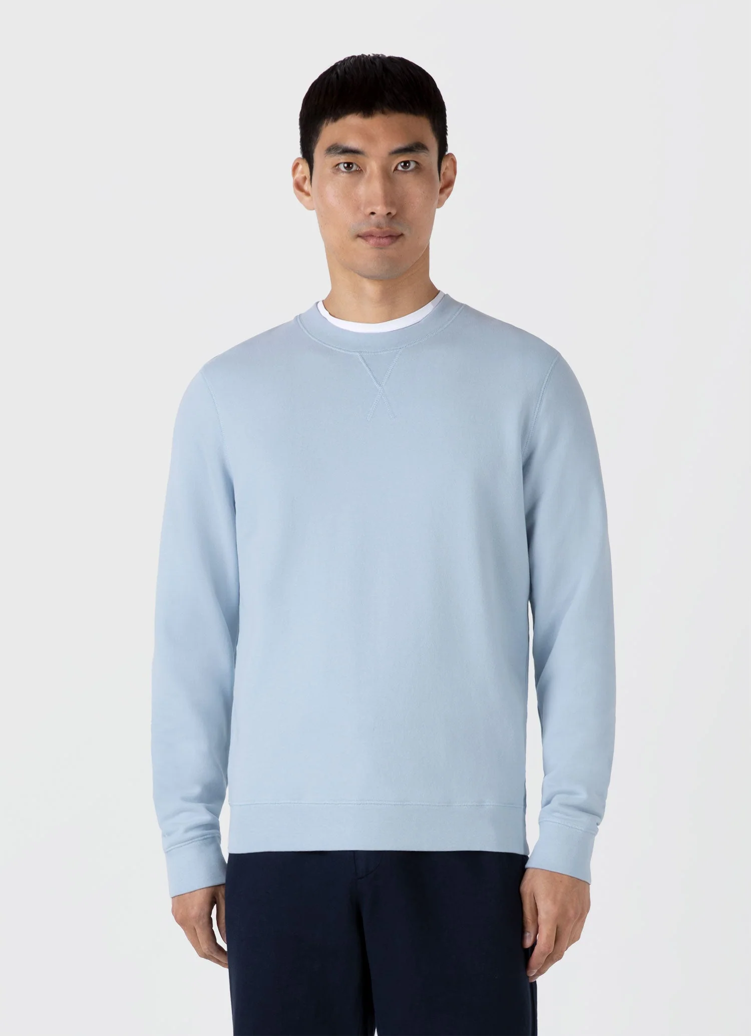 Men's Loopback Sweatshirt in Blue Mist - Image 2