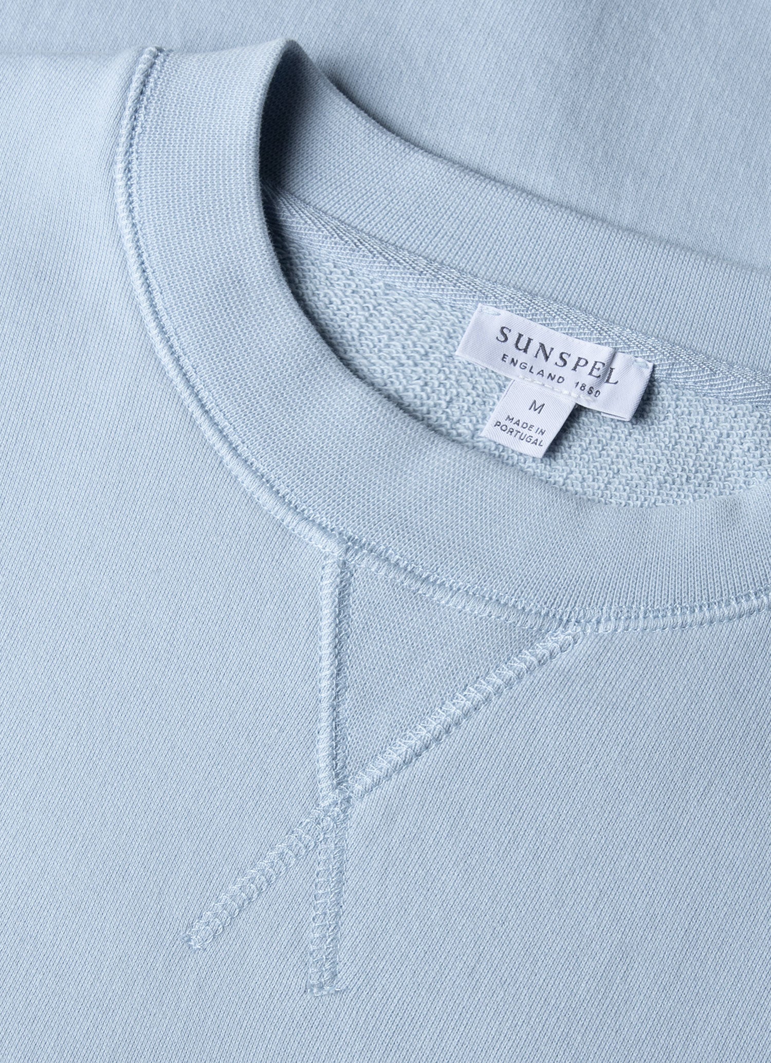 Men's Loopback Sweatshirt in Blue Mist - Image 4
