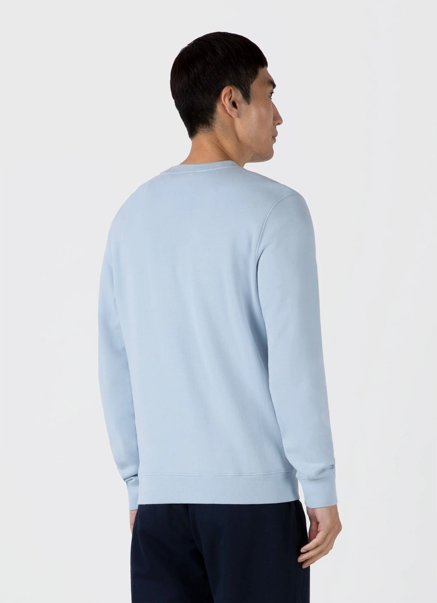 Men's Loopback Sweatshirt in Blue Mist - Image 5
