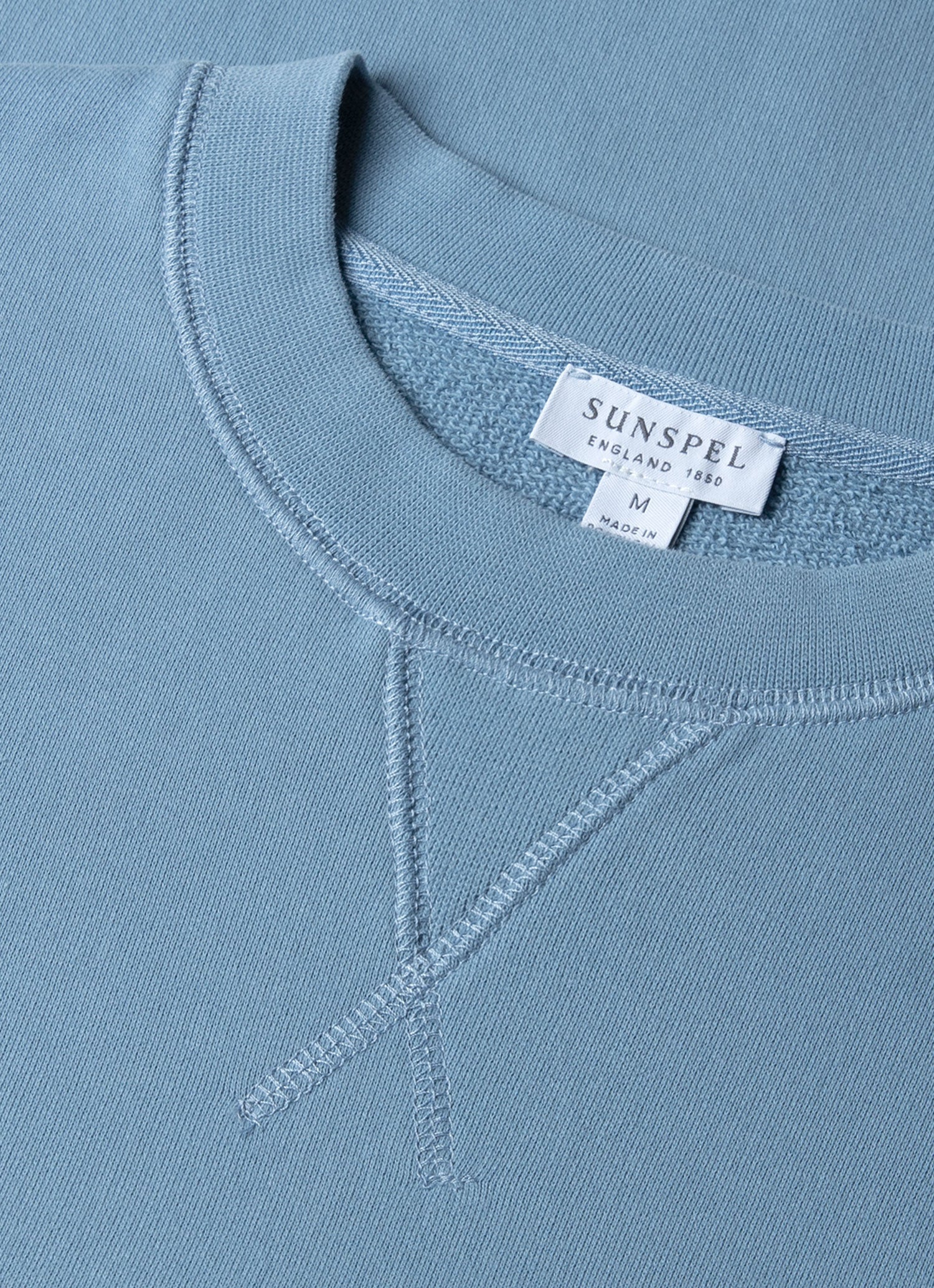 Men's Loopback Sweatshirt in Como Blue - Image 4