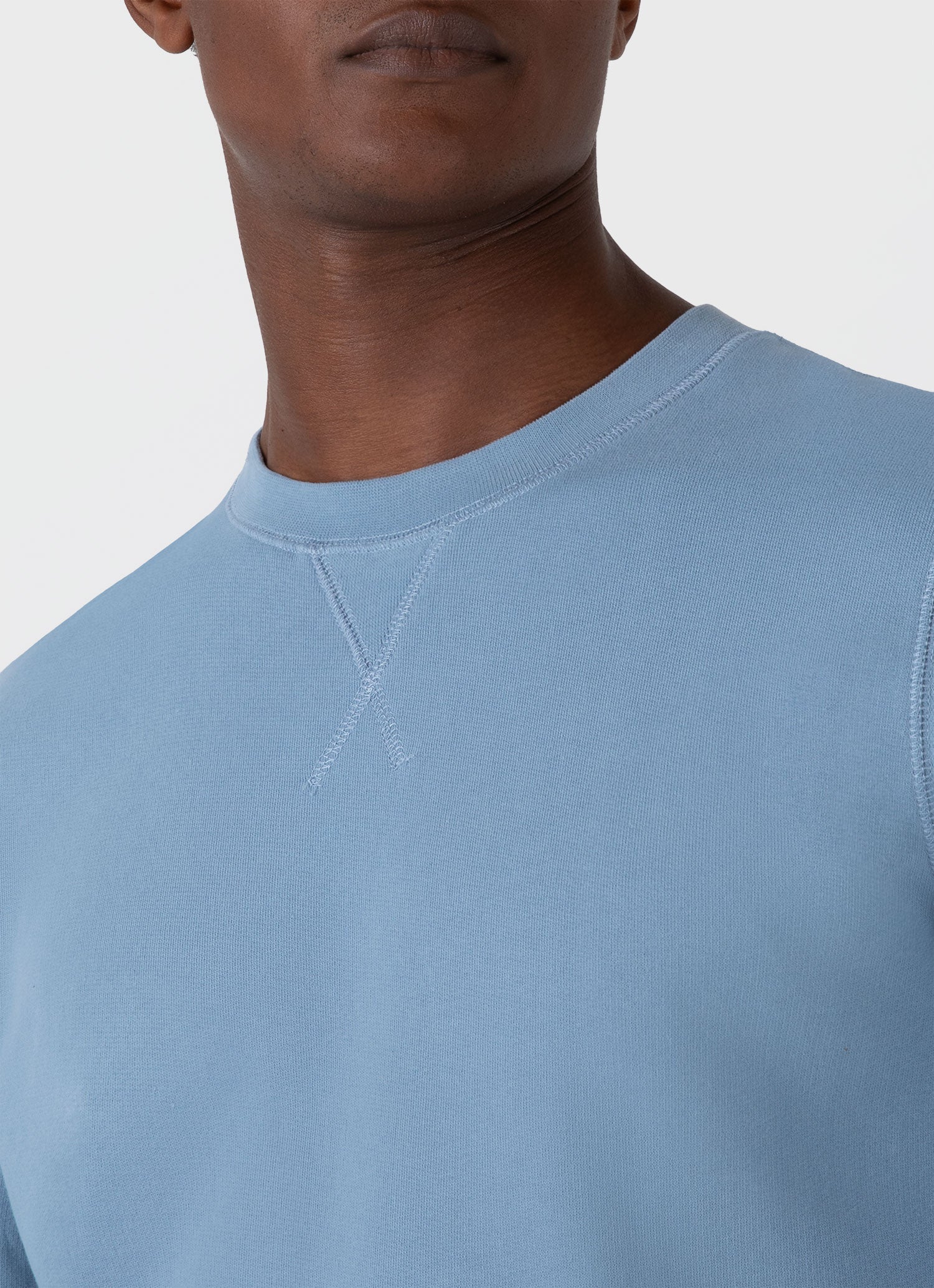 Men's Loopback Sweatshirt in Como Blue - Image 6