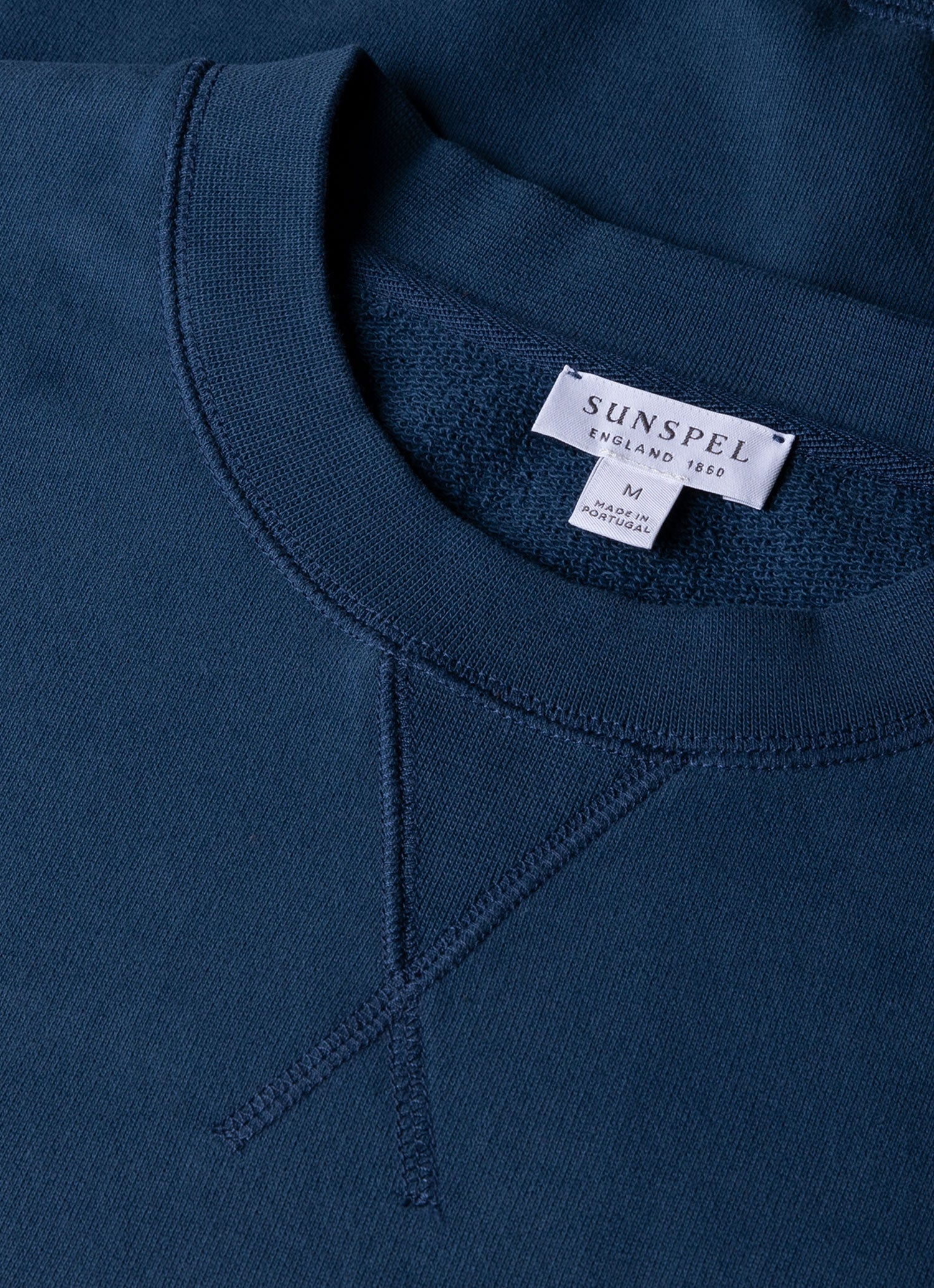 Men's Loopback Sweatshirt in Naval Blue - Image 4