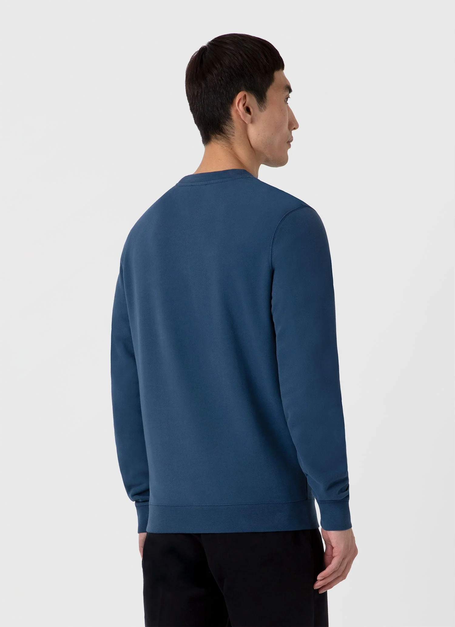 Men's Loopback Sweatshirt in Naval Blue - Image 5